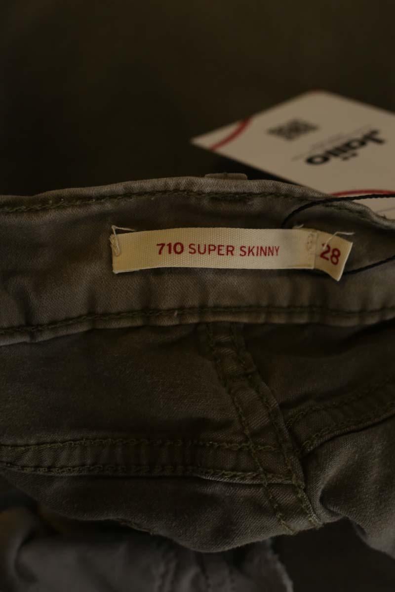 Cotton skinny jeans LEVI'S - Seconde main Khaki