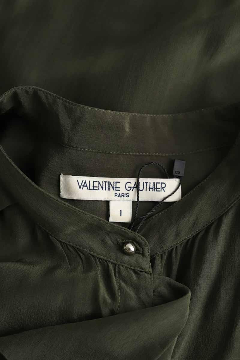 Silk blouse VALENTINE GAUTHIER- SECONDE MAIN Khaki