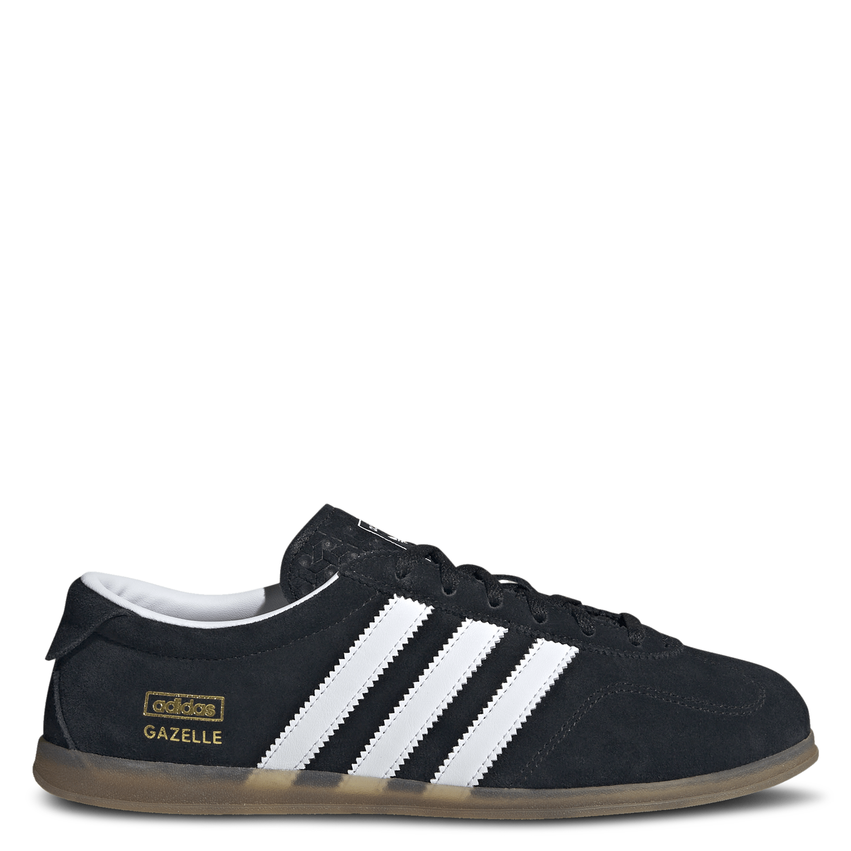 Baskets basses en cuir velours ADIDAS Noir