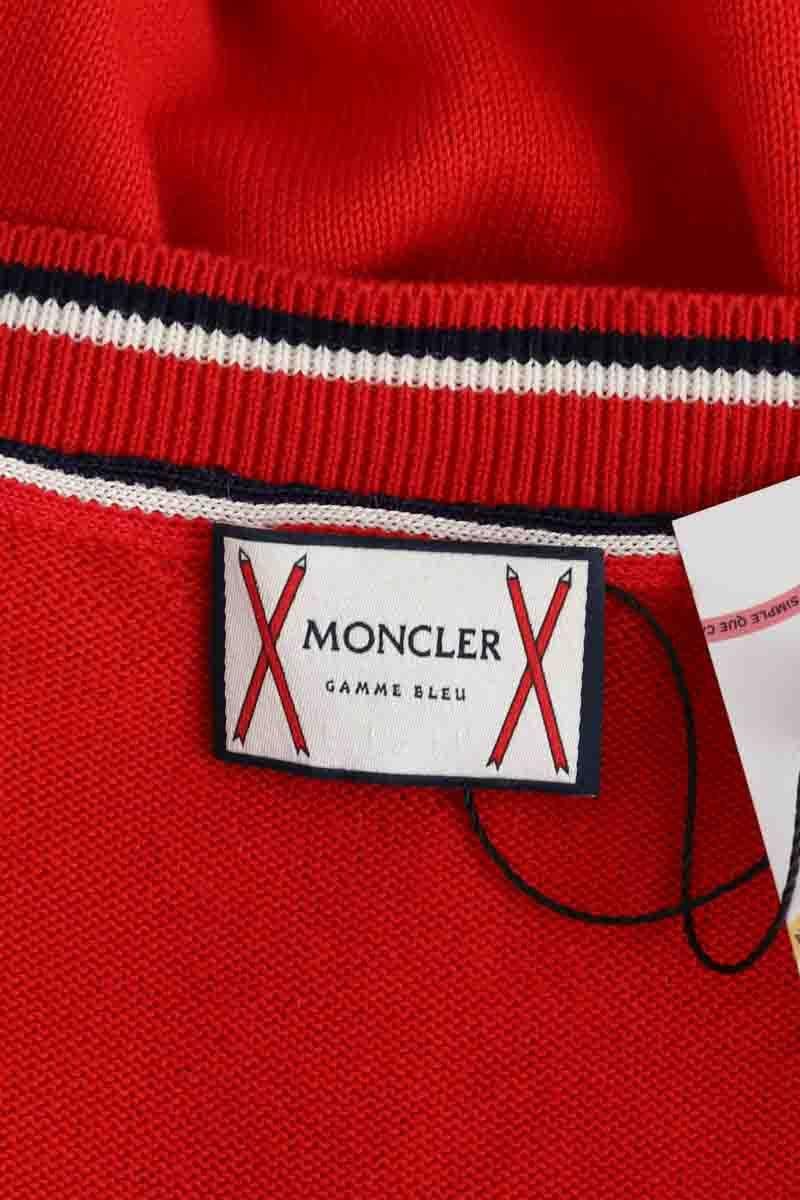 Cotton cardigan MONCLER - Seconde Main Red