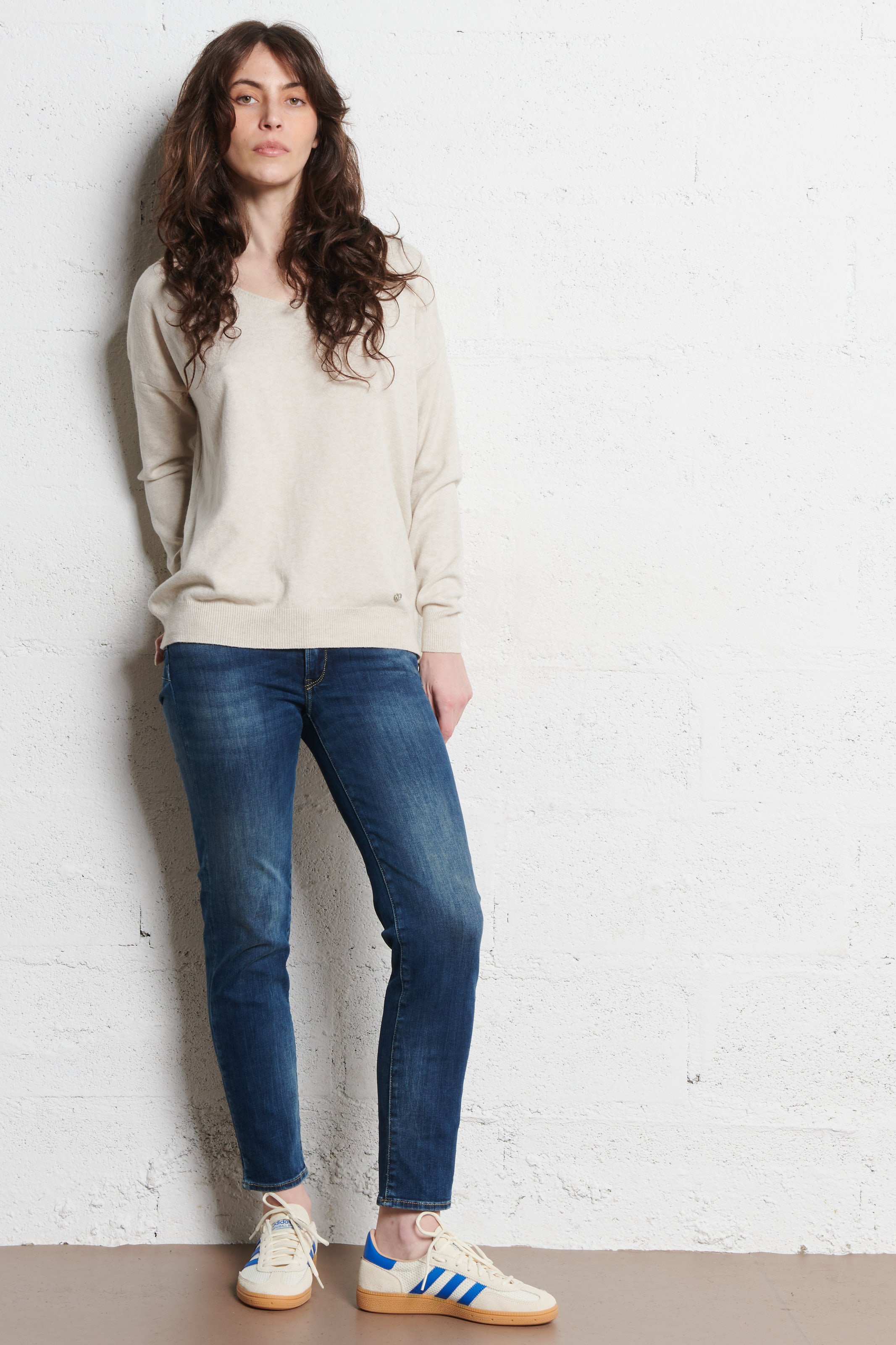 Jean slim LE TEMPS DES CERISES Bleu