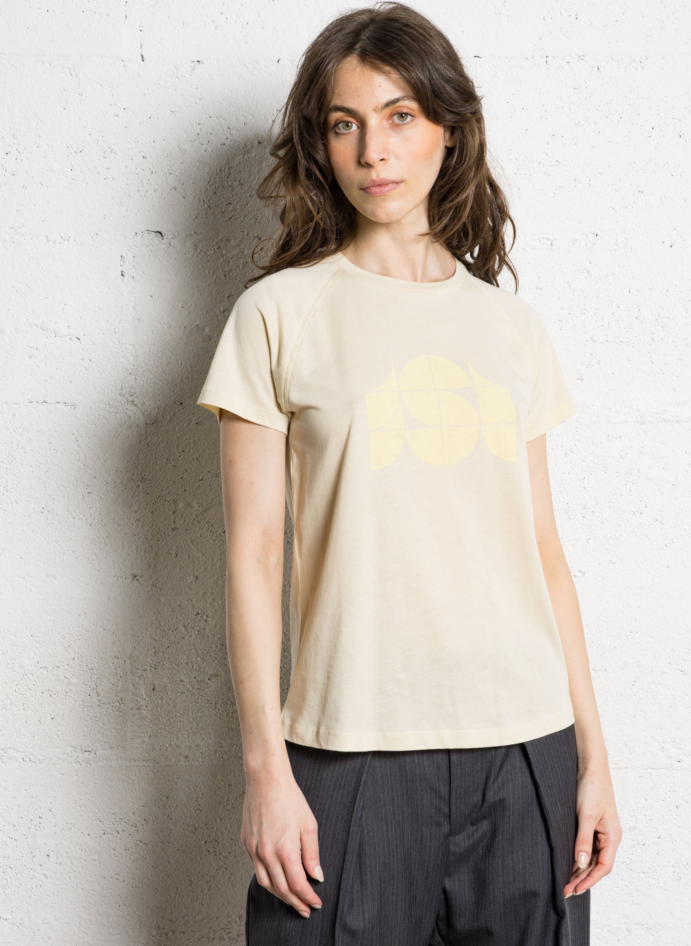 Tee-shirt sérigraphié en coton SOEUR