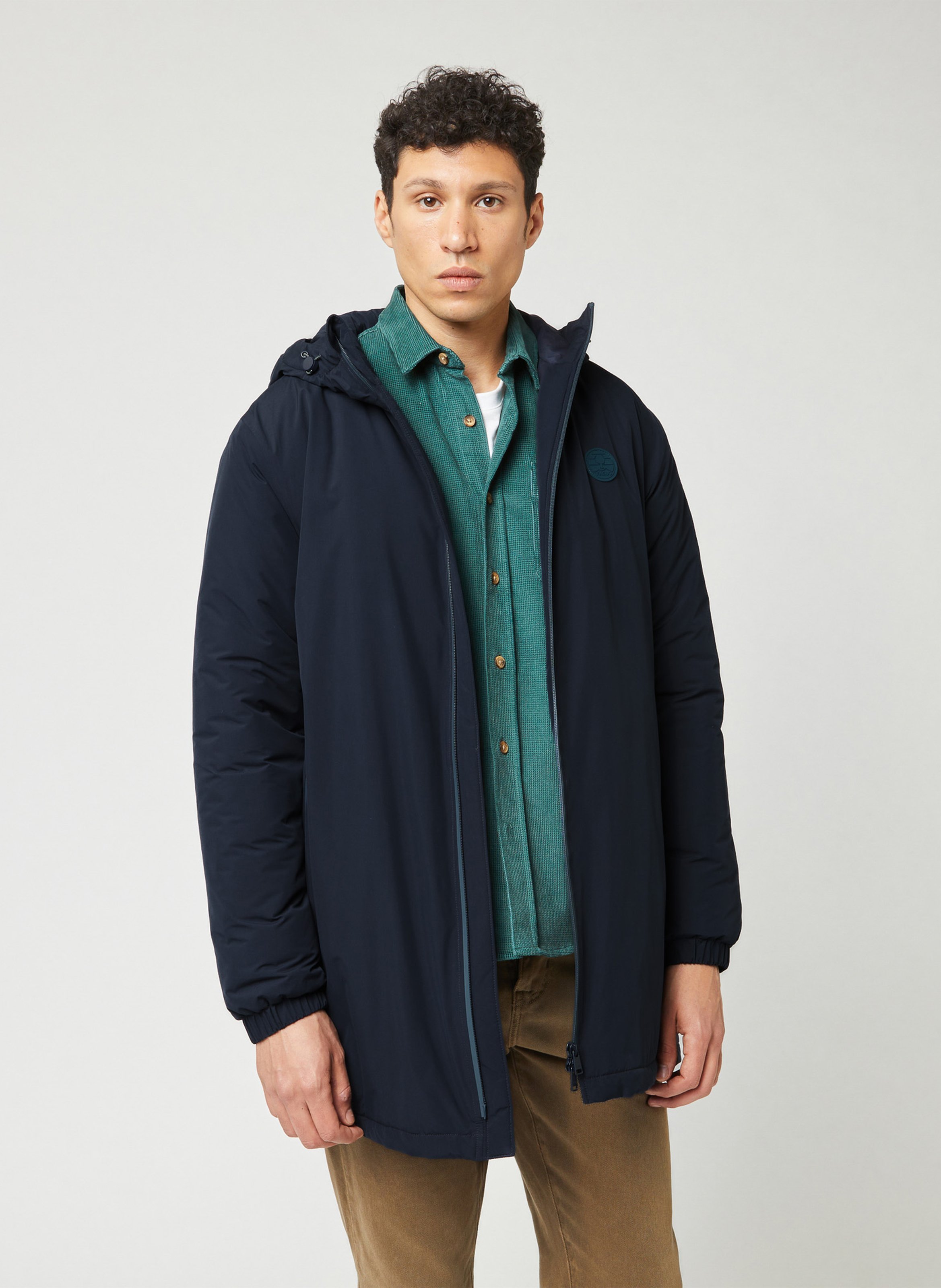 Rechte waterdichte parka FAGUO Blauw