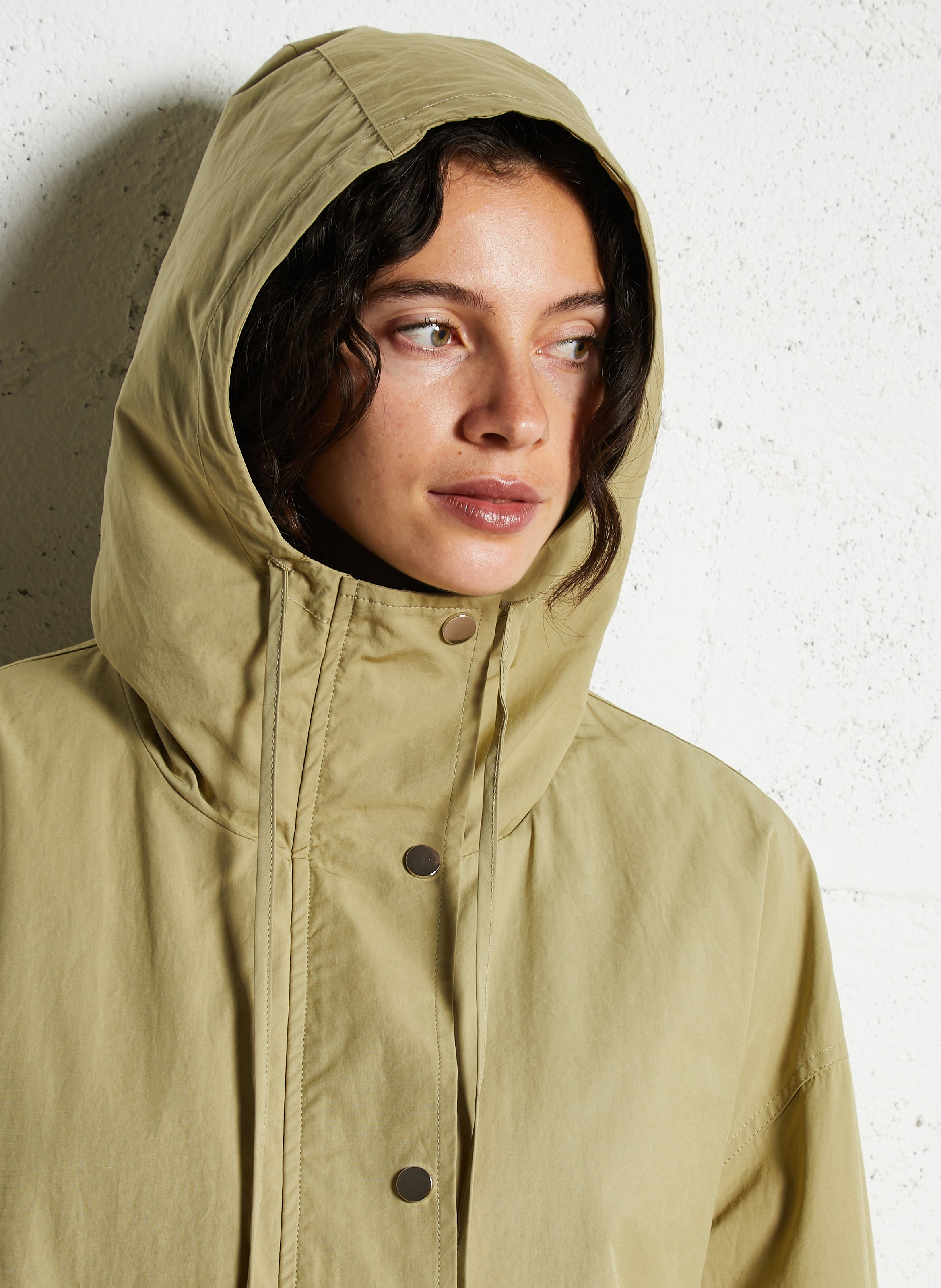Oversize-Kapuzenparka JC SOPHIE Khaki