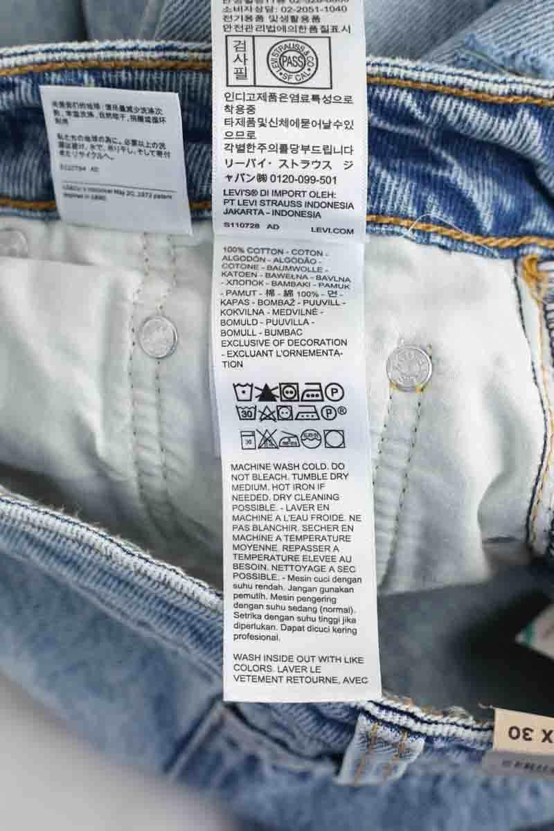 - Straight-leg jeans
- 5 pockets
- Straight cut
- Faded effect LEVI'S - Seconde main Blue