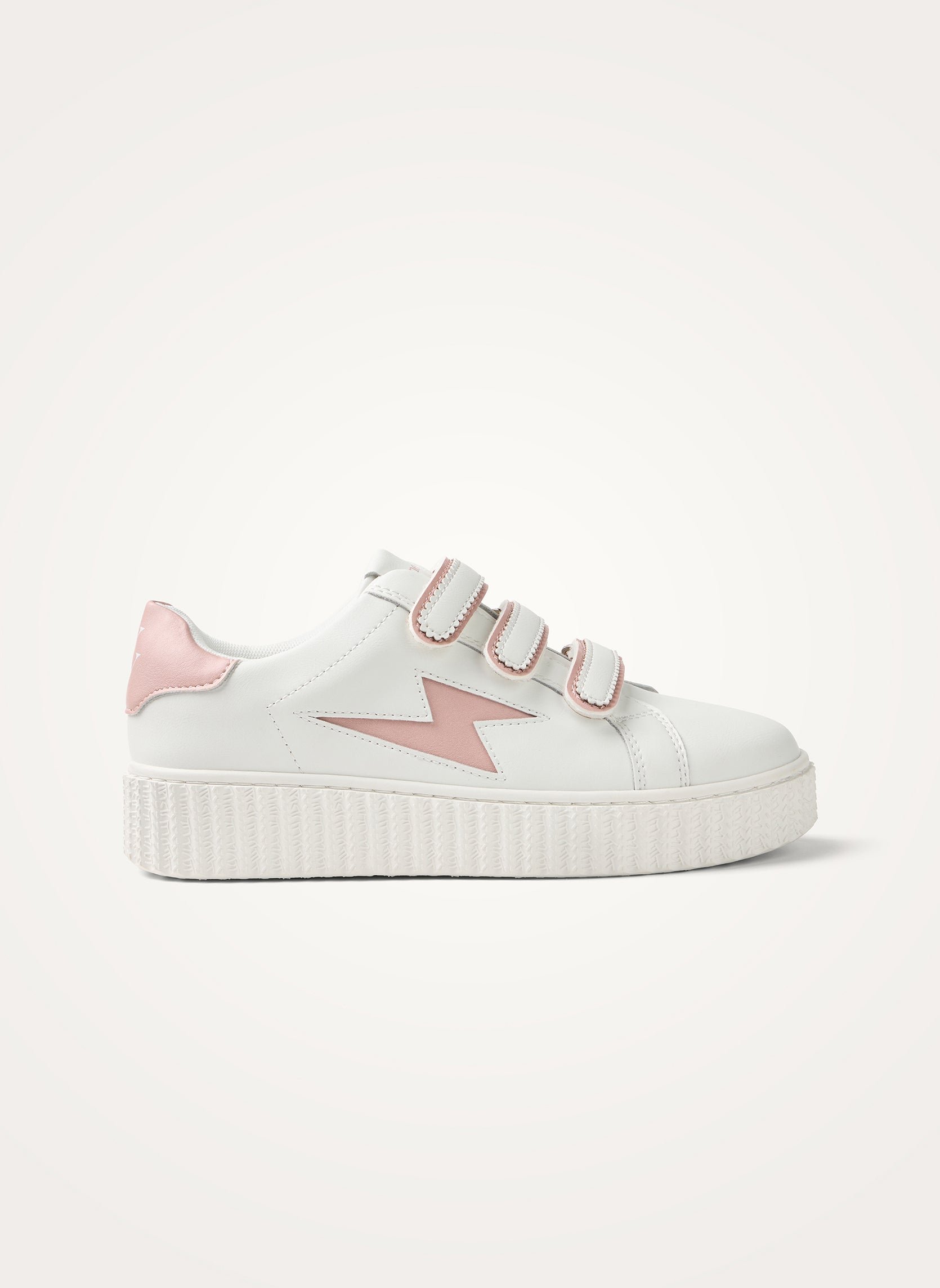 Low sneakers with scalloped Velcro straps VANESSA WU