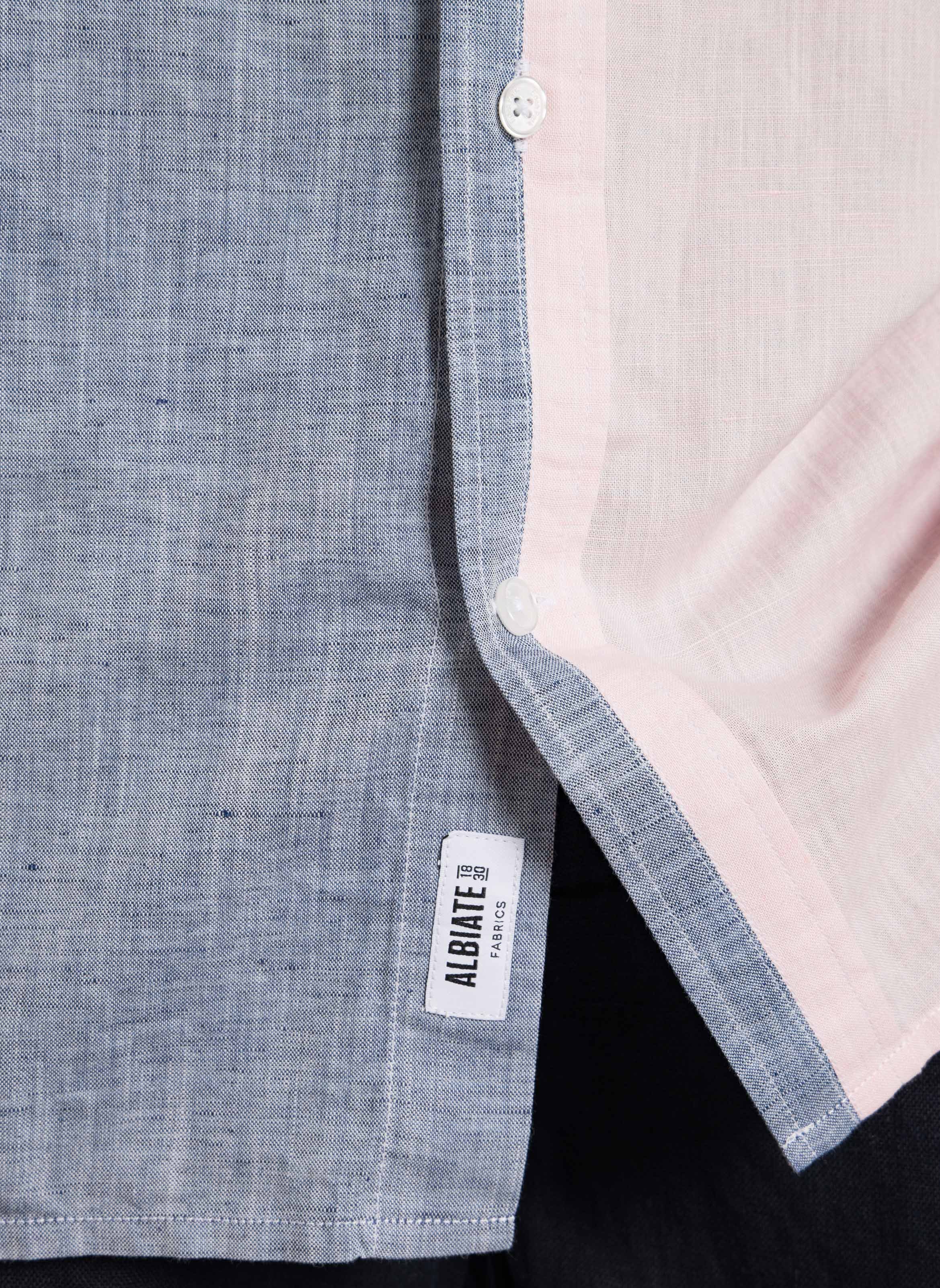 Gerade Patchwork-Bluse EDEN PARK Blau