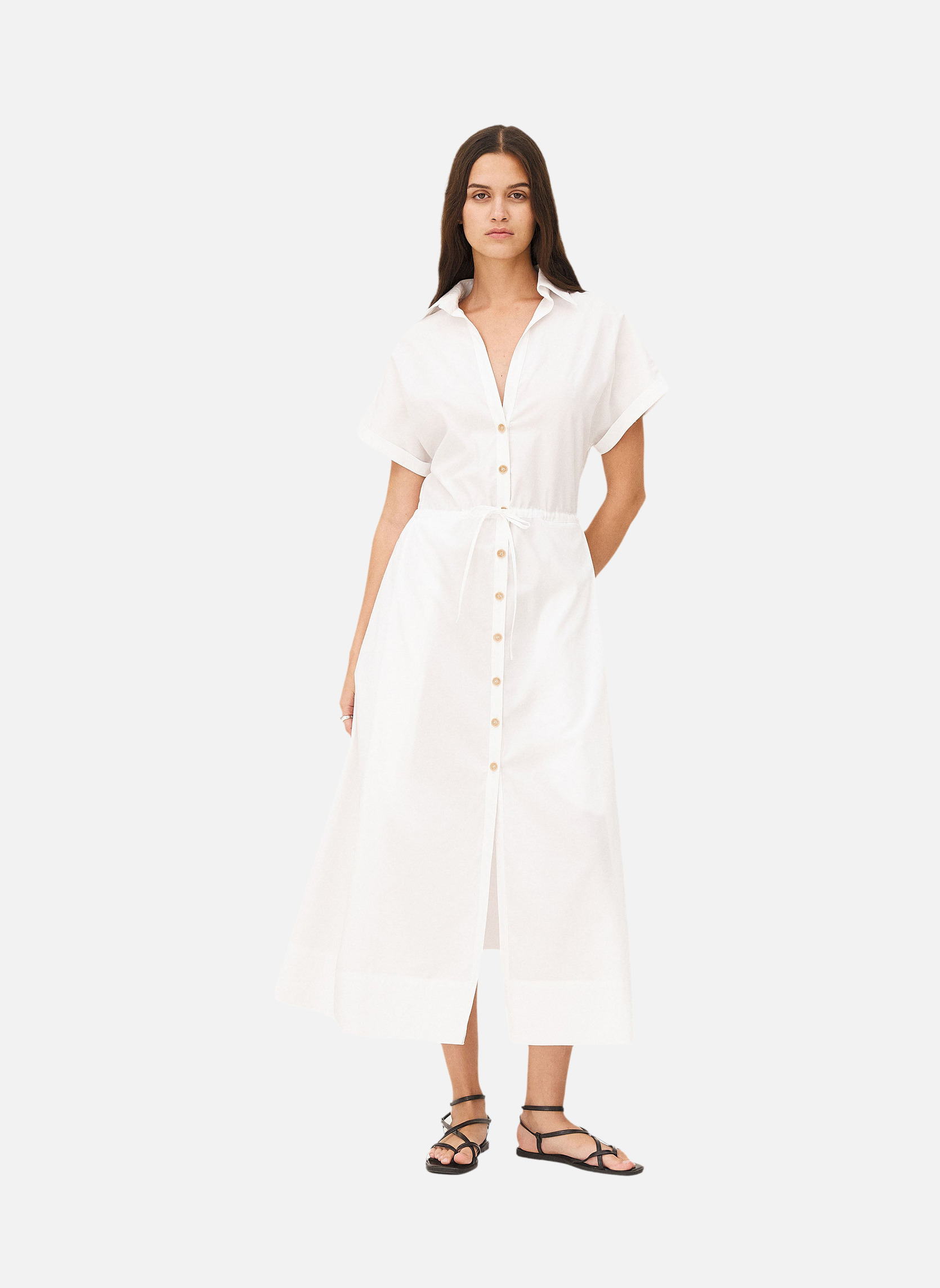 Shirt dress Noyoco White