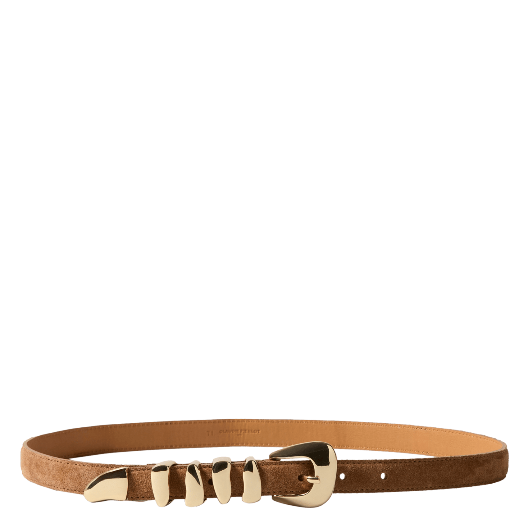 Ceinture en cuir CLAUDIE PIERLOT Beige