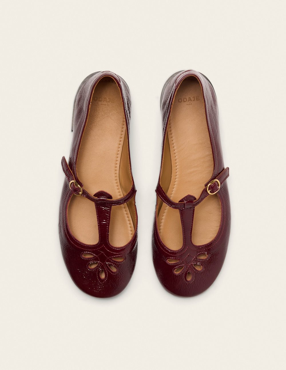 Ballerines ODAJE Rouge