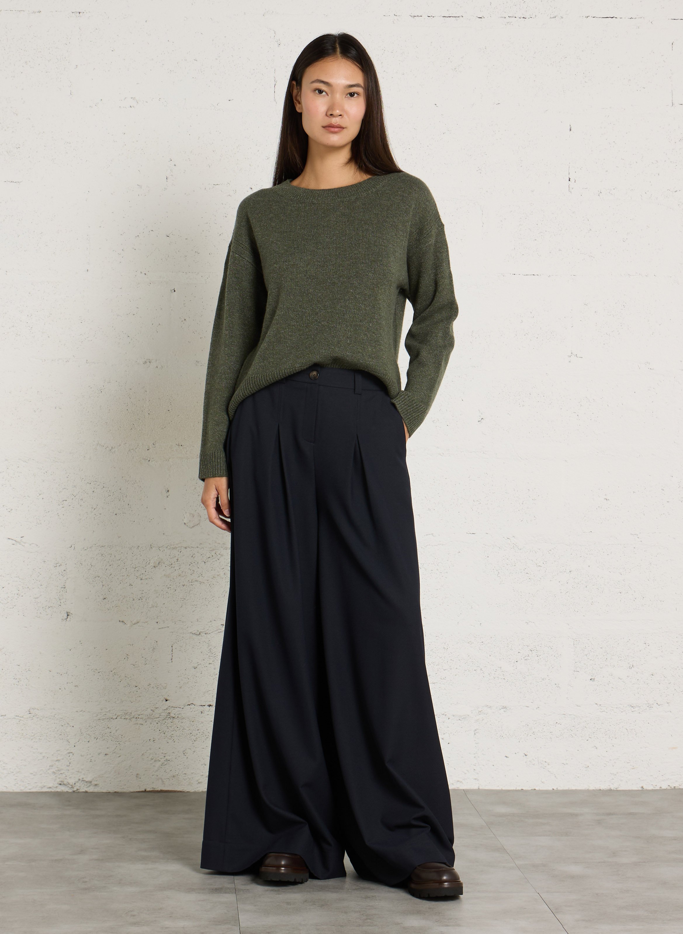 Pantalon à jambes larges  MAISON 123 Bleu