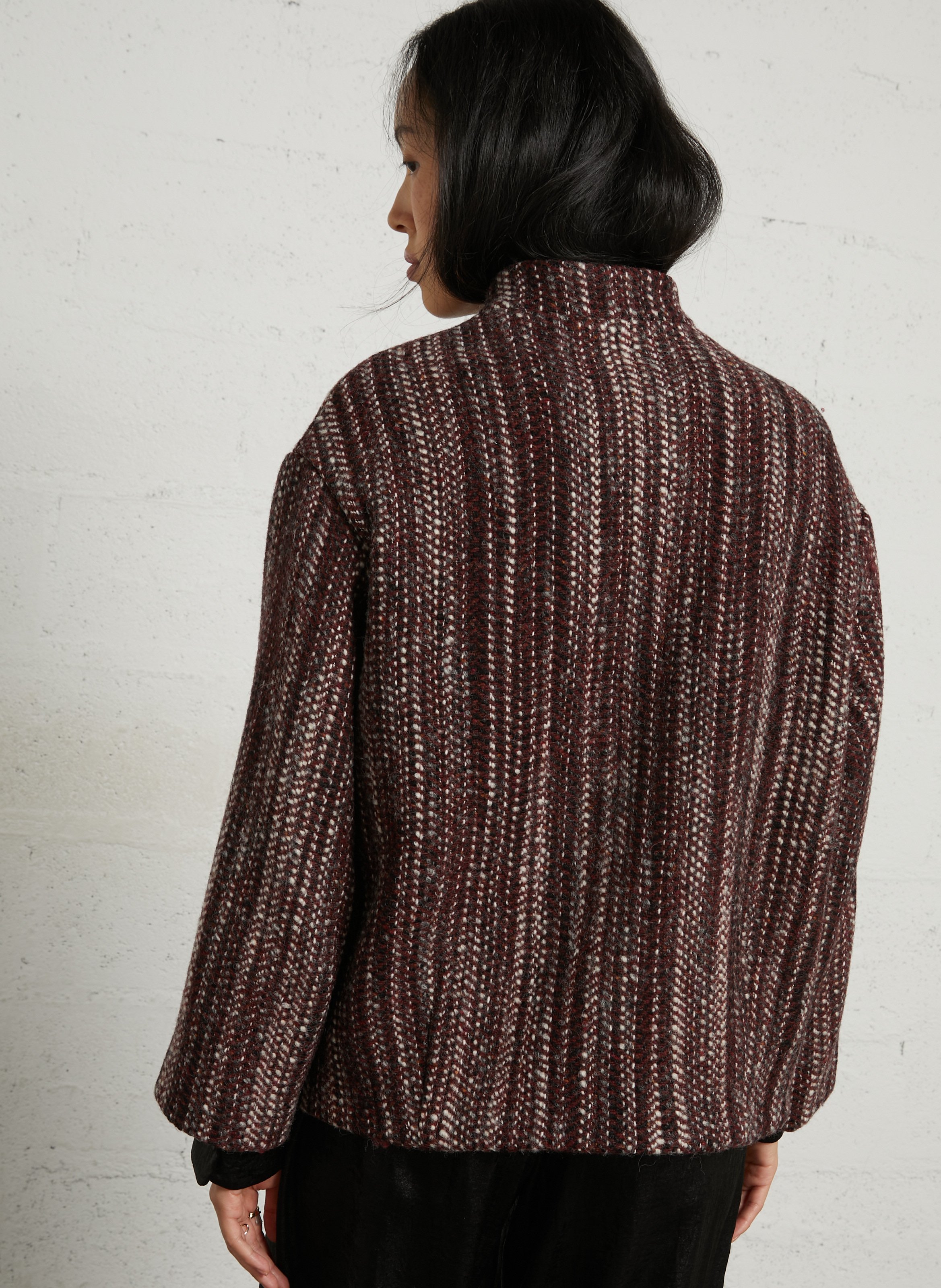Oversized wool-blend jacket  MOMONI Red