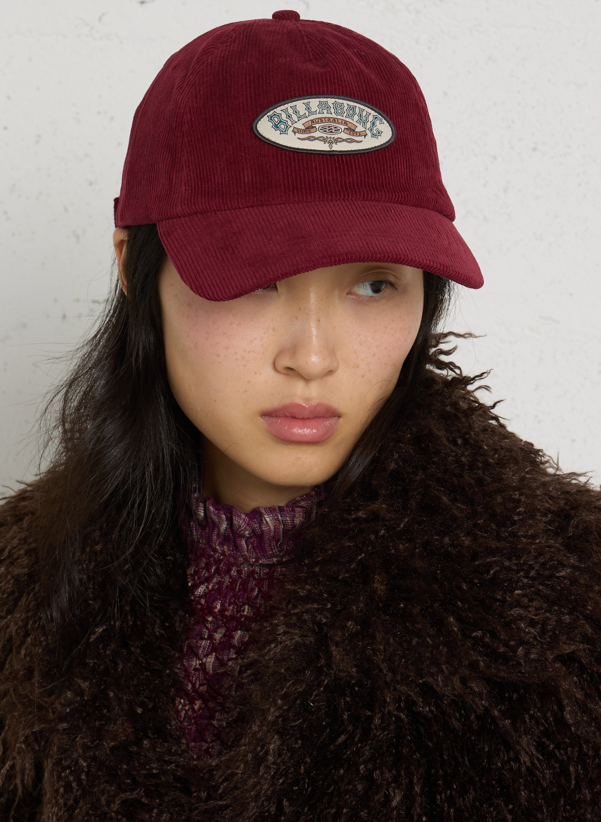 Casquette en velours côtelé BILLABONG Rouge