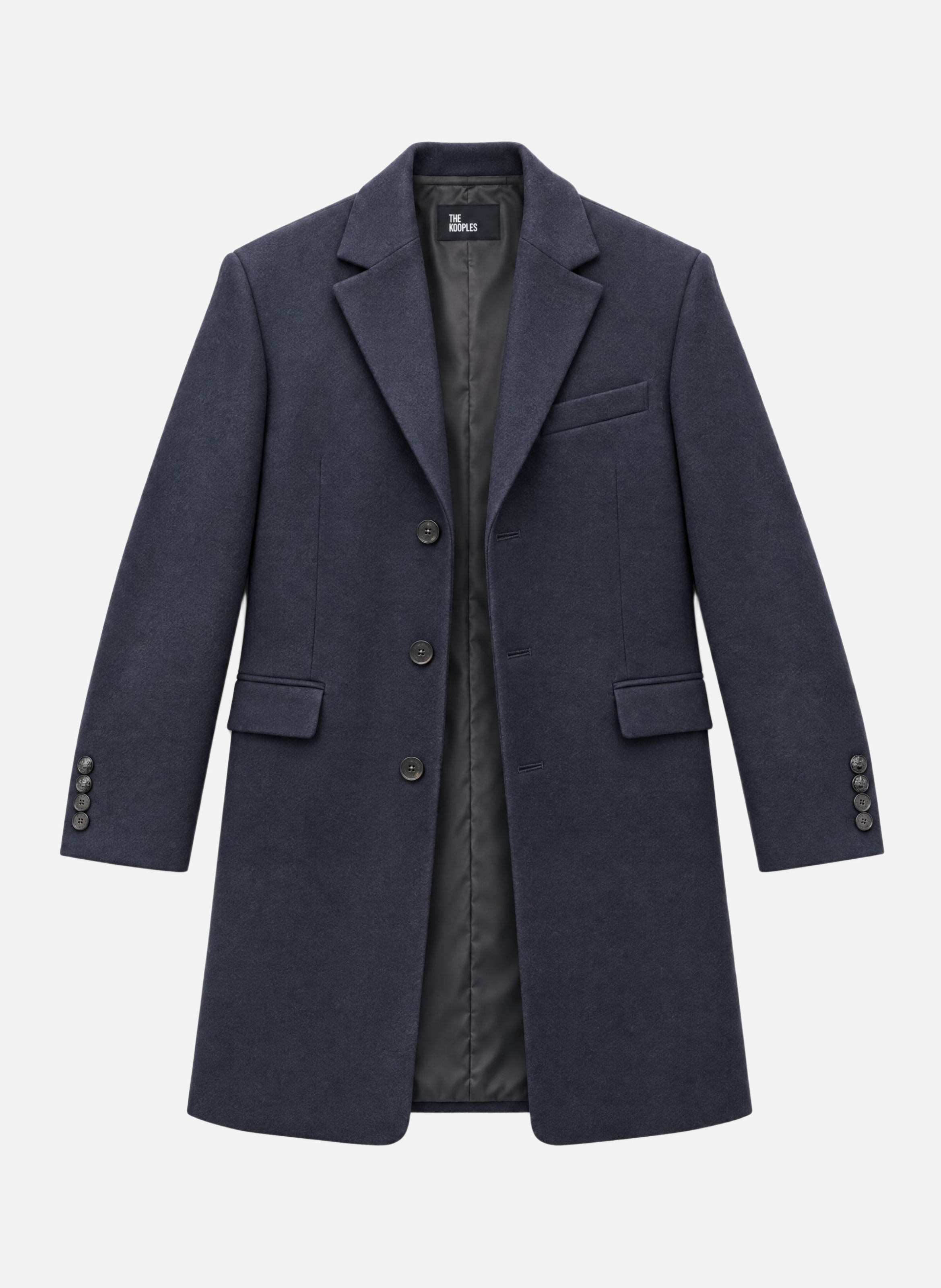Notched-collar coat THE KOOPLES Blue