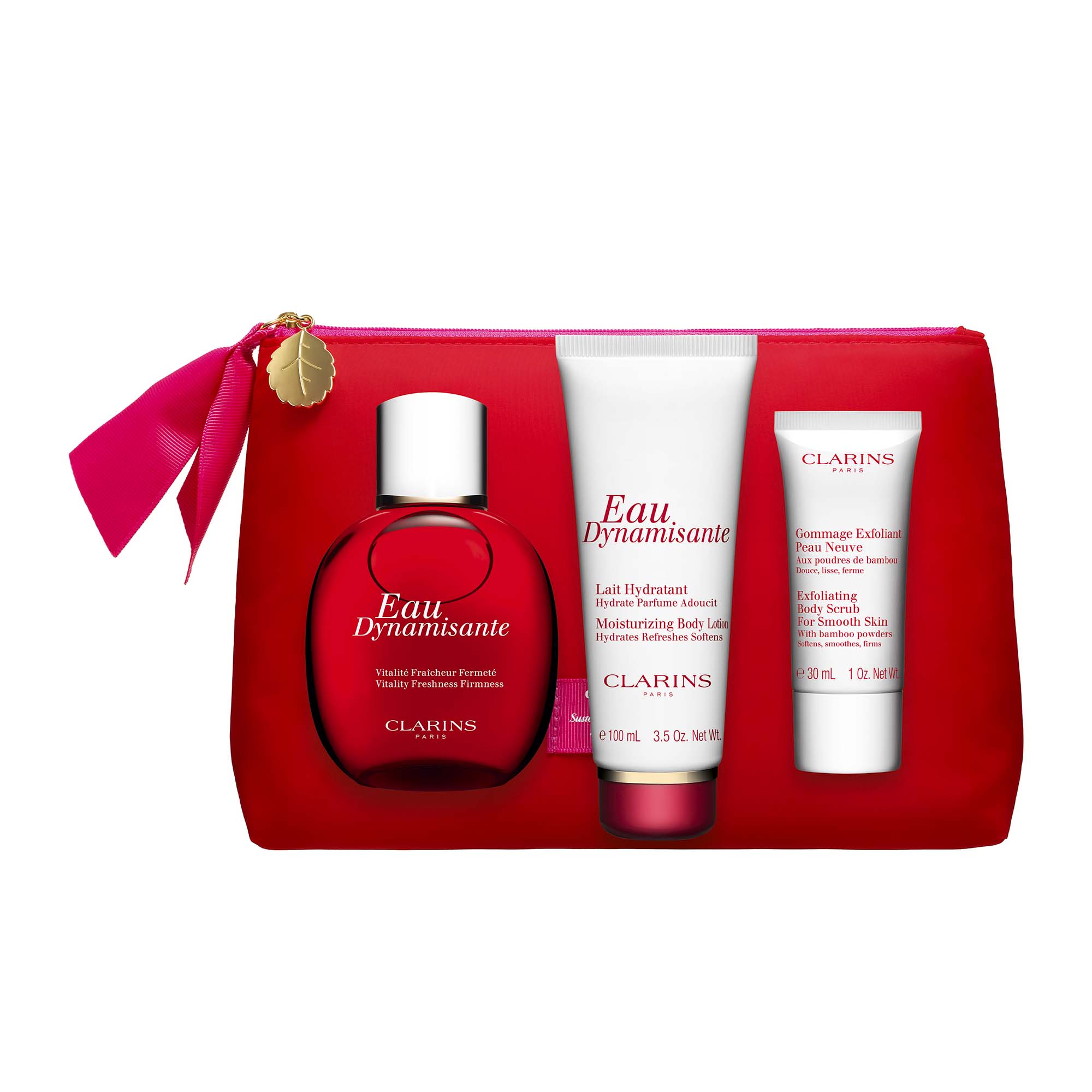 Kerstgeschenkset 2022 - Eau Dynamisante - Verzorgingsset CLARINS No color