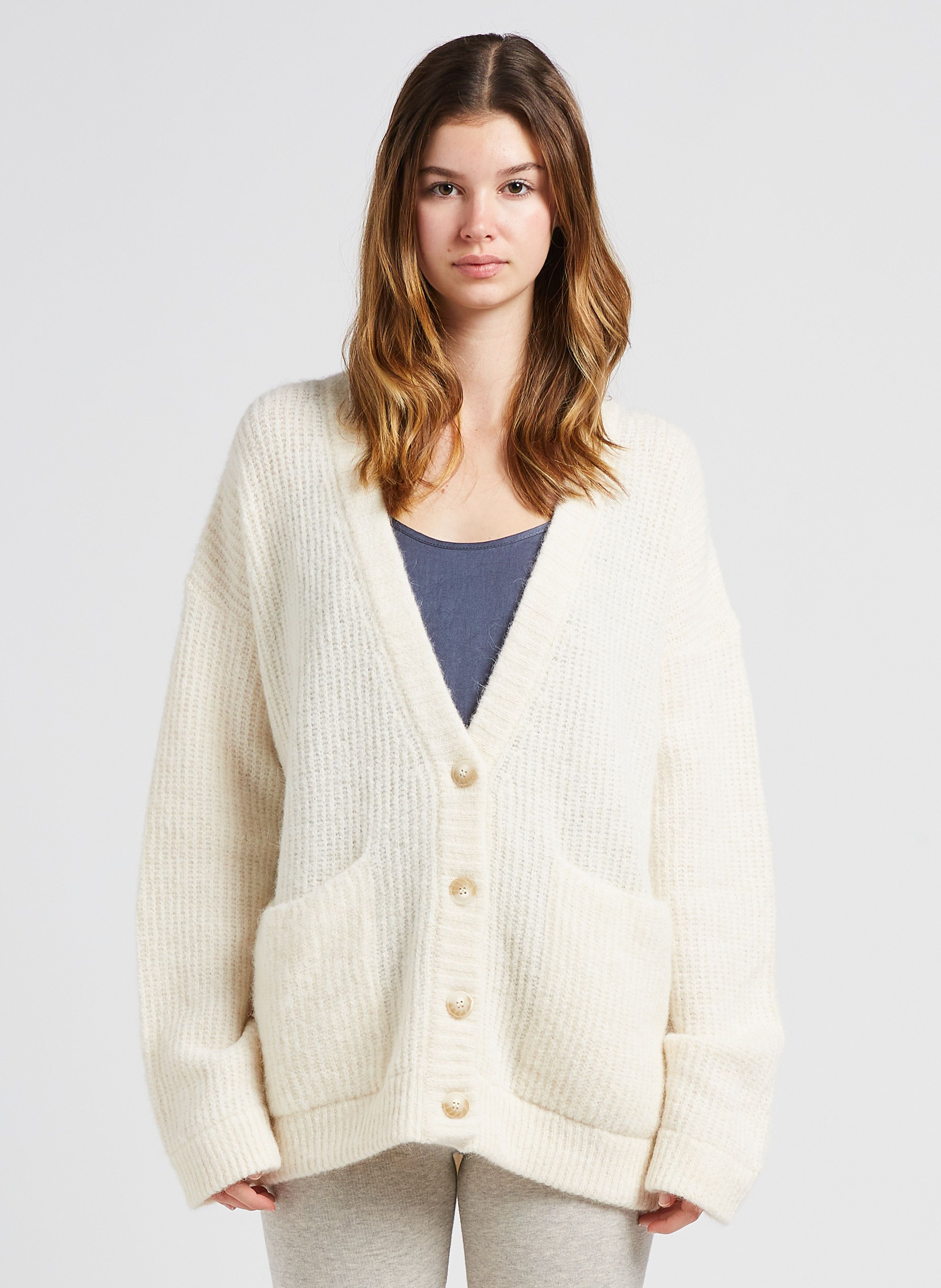 American vintage shop cardigan beige