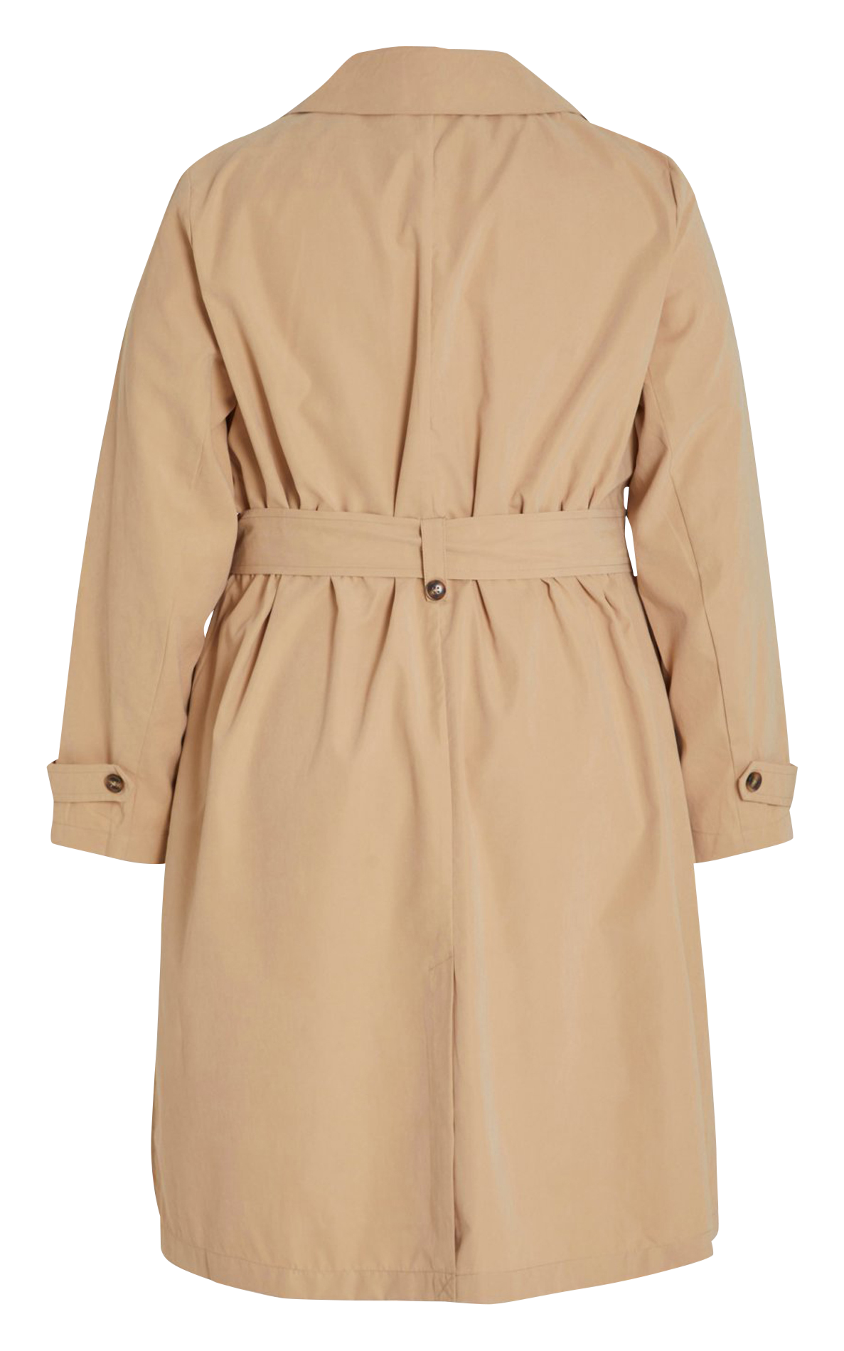 Trench-coat droit ceinturé EVOKED Marron