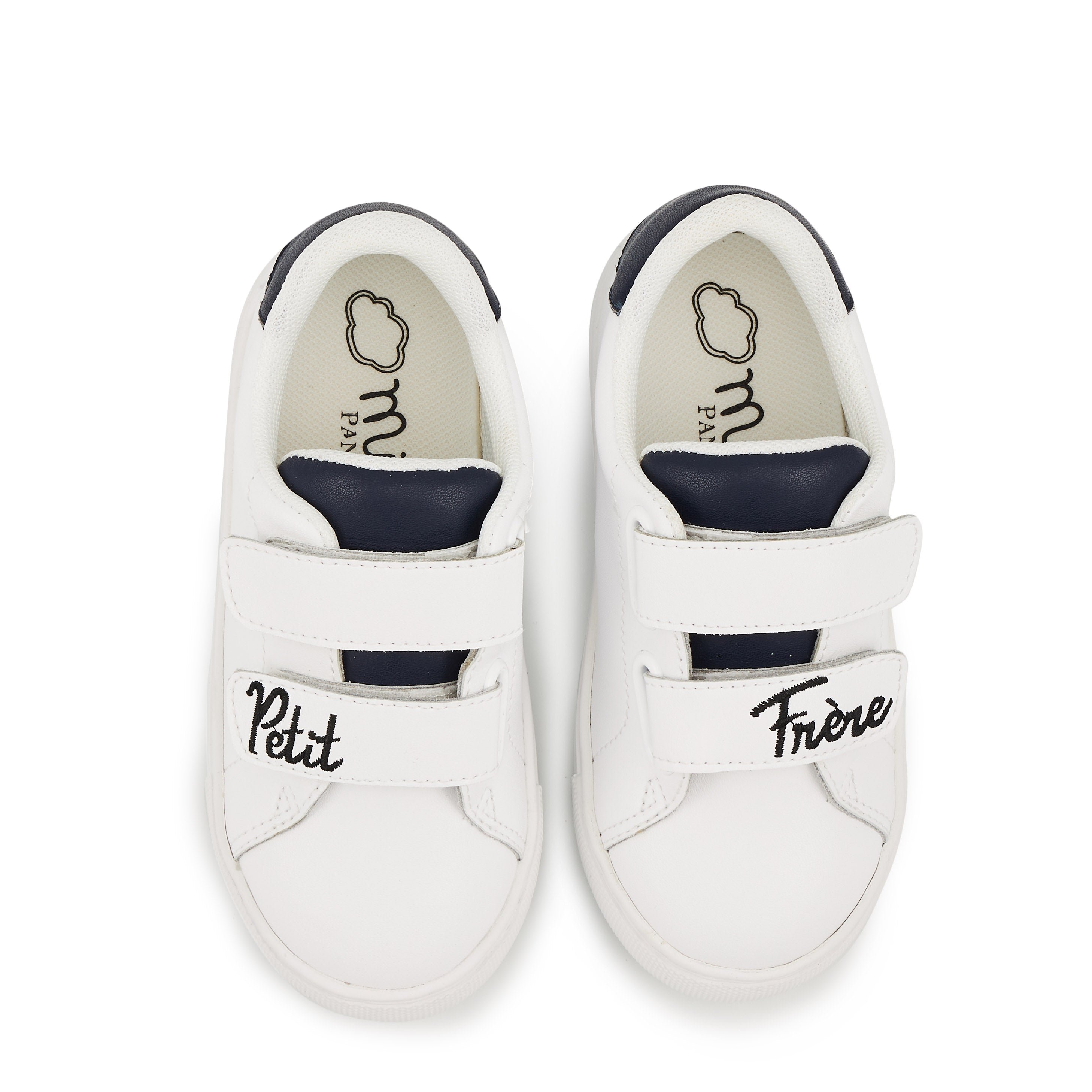 Sneakers en cuir BONS BAISERS PARIS Blanc