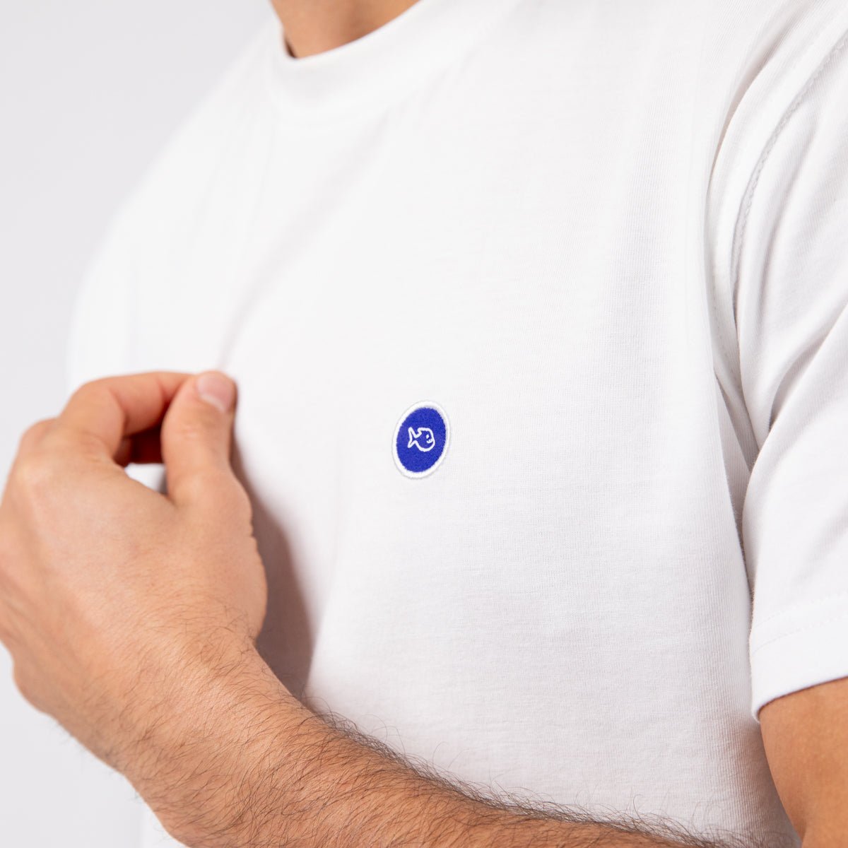 Organic cotton vintage T-shirt BILLYBELT White