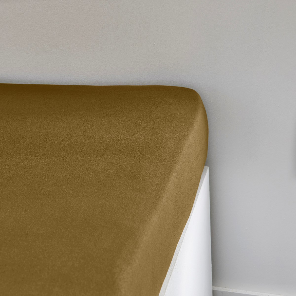 Stretch cotton fitted sheet TODAY LINGE DE MAISON Brown