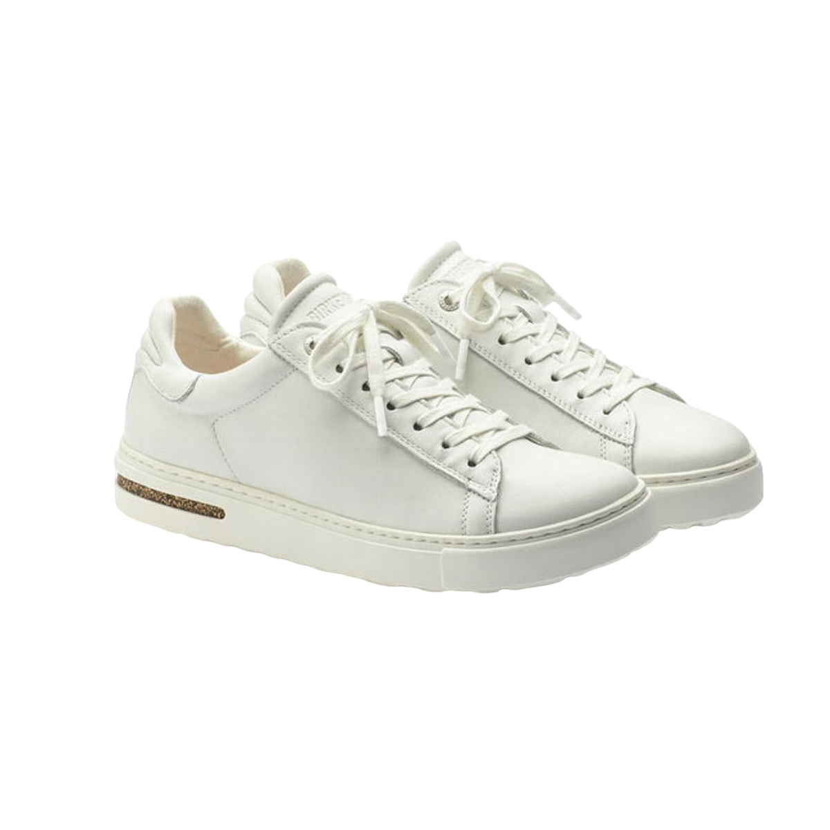 Faux leather sandals BIRKENSTOCK White