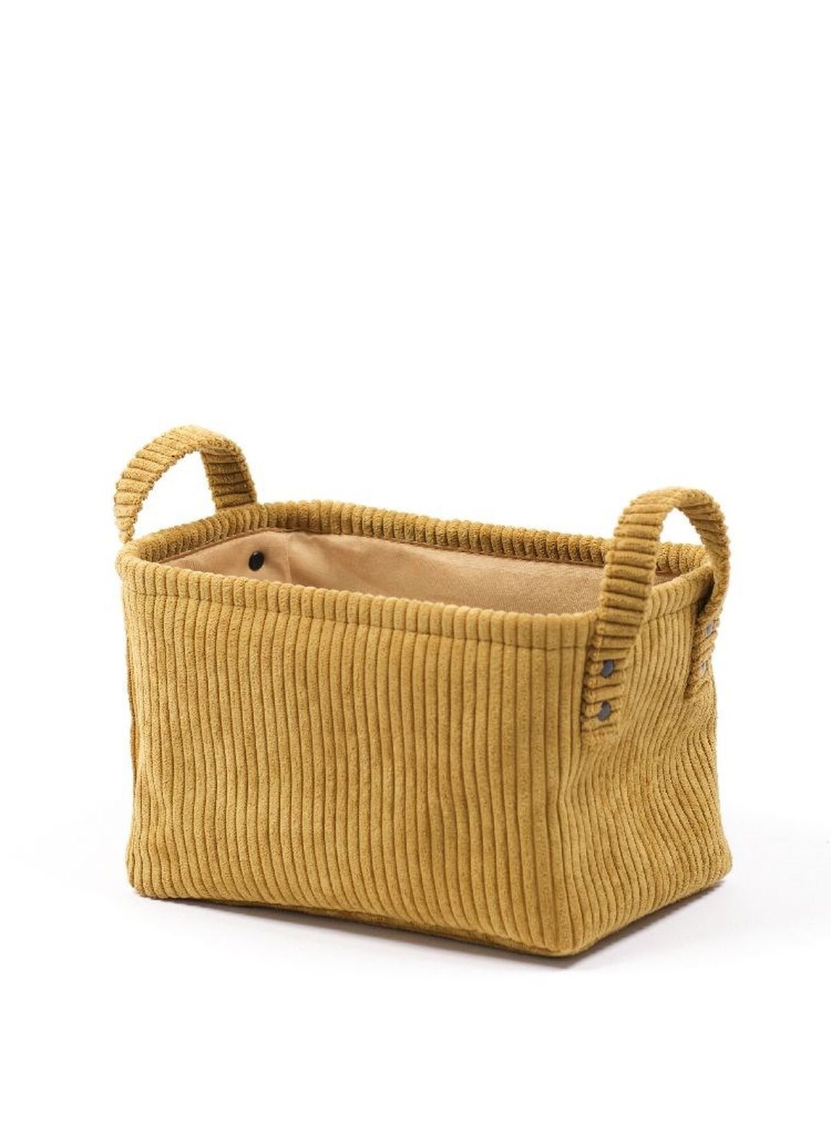 Panier de rangement rectangle en velours FACTORY Marron