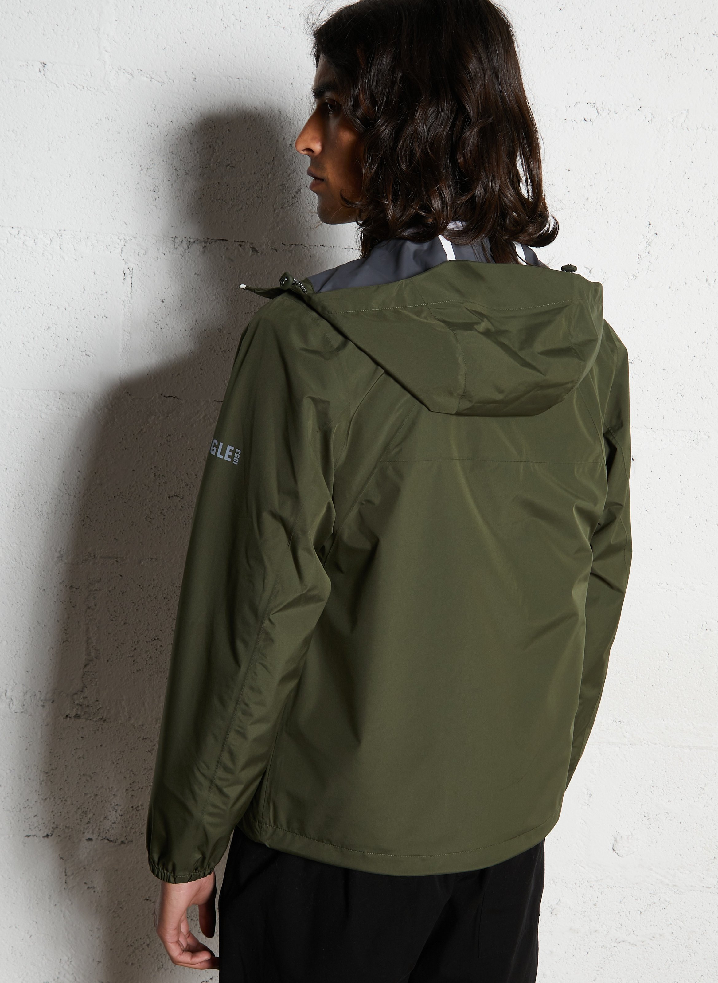 Veste imperméable zippée à capuche AIGLE Vert