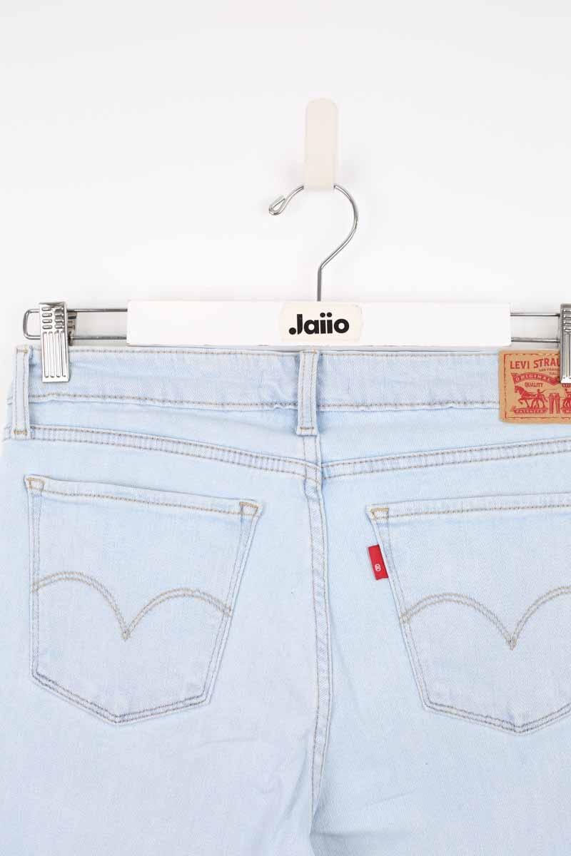 Cotton skinny jeans LEVI'S - Seconde main Blue