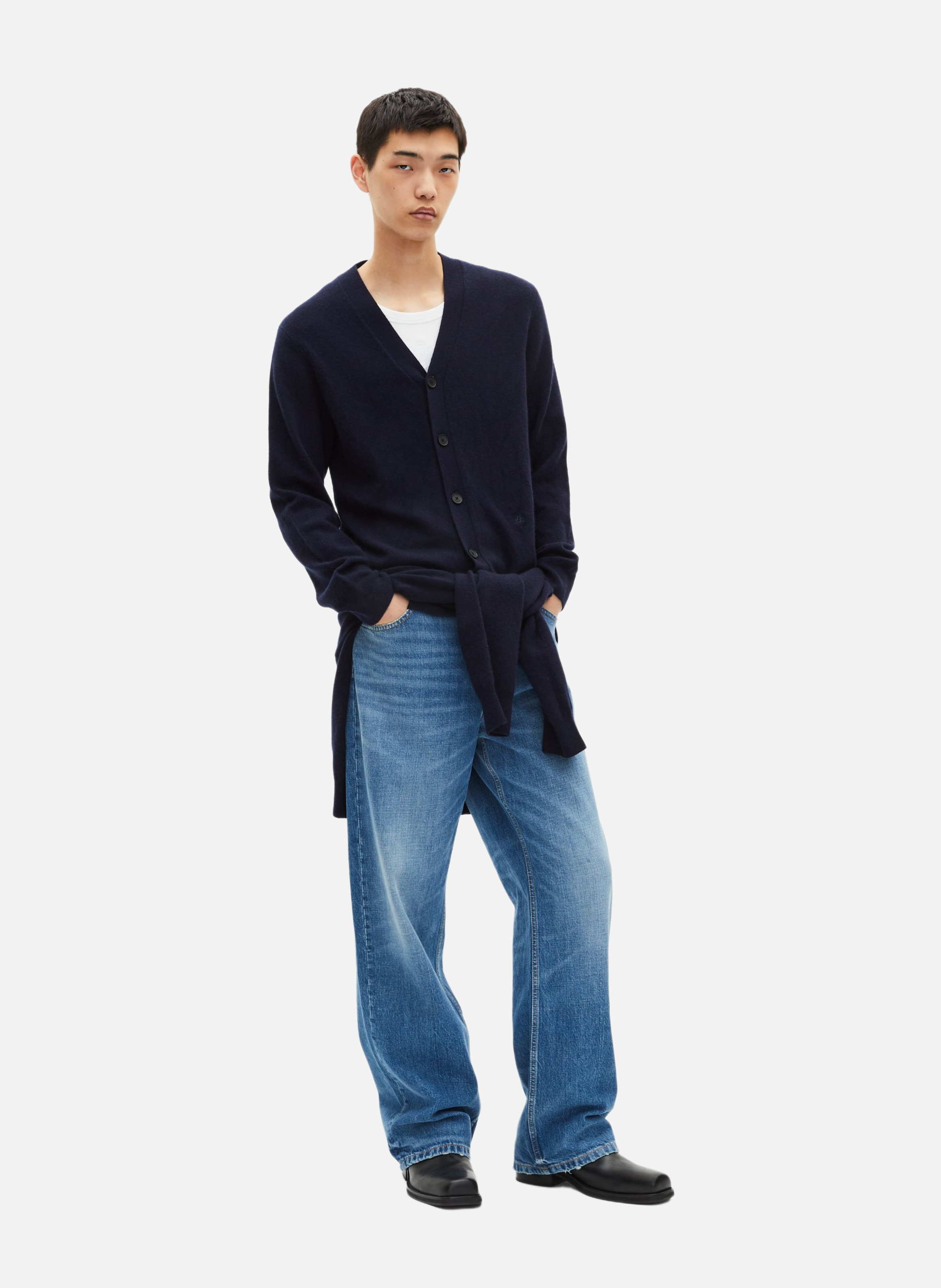 Cashmere cardigan THE KOOPLES Blue