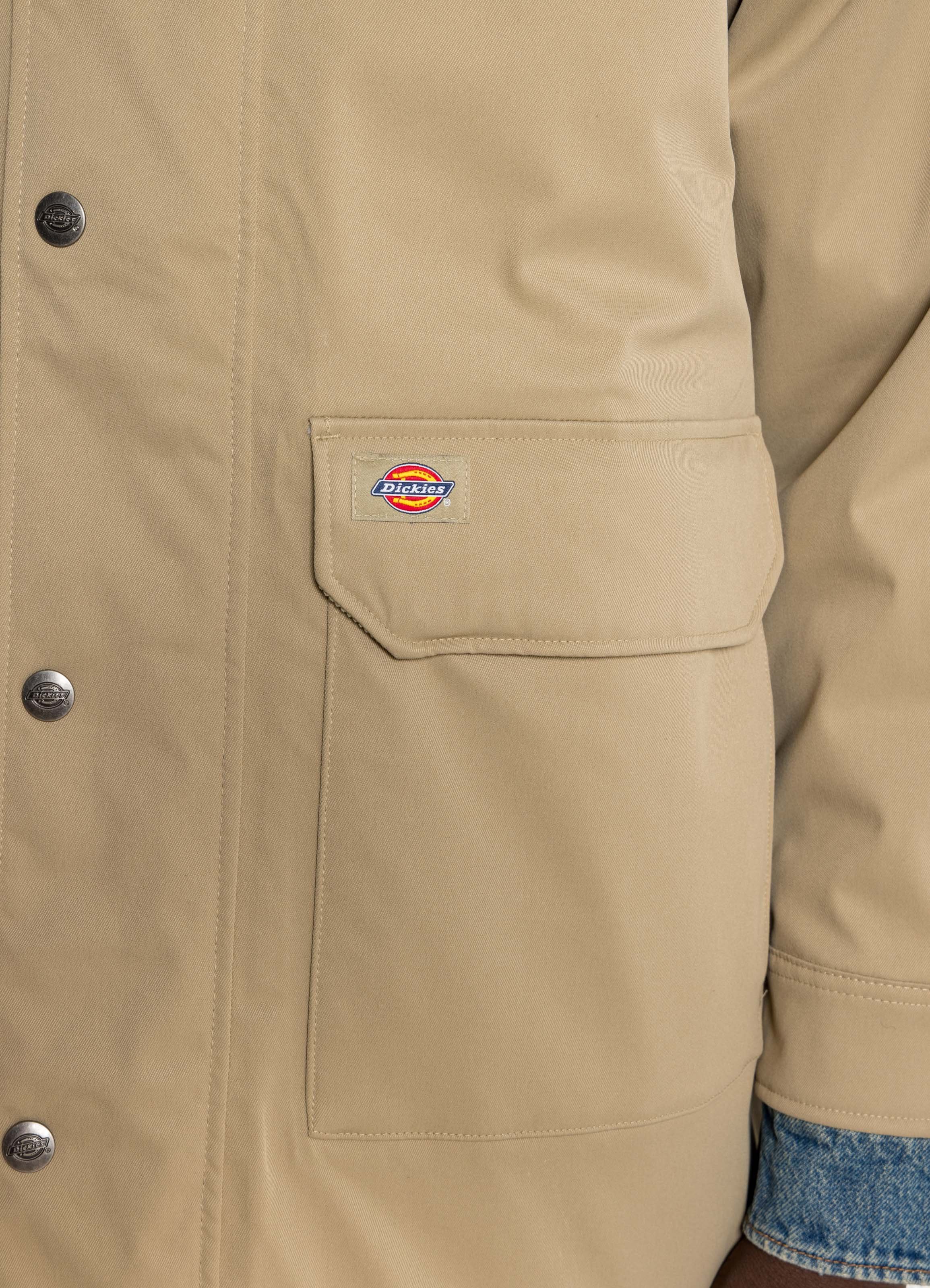 Parka mit großem einfarbigem Cordkragen DICKIES Beige
