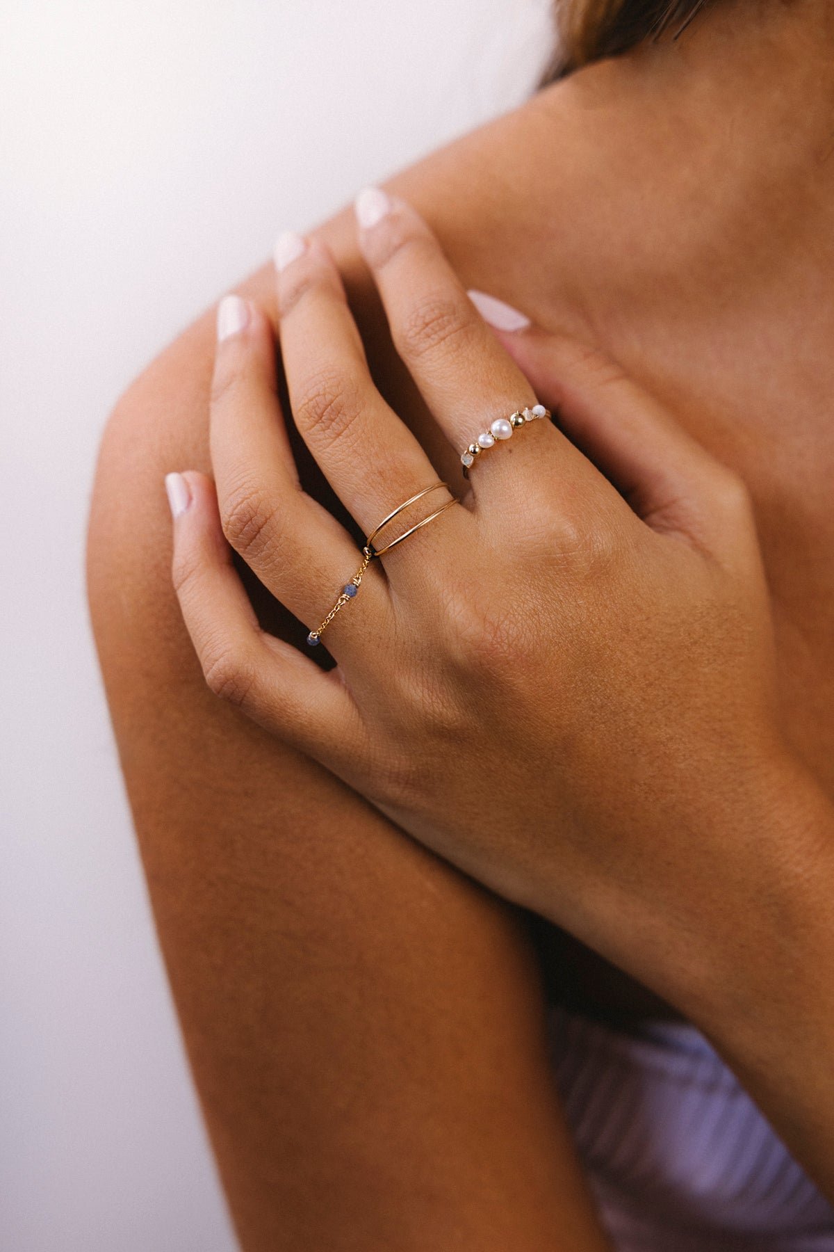 Venus Ring - Snow YAY Golden