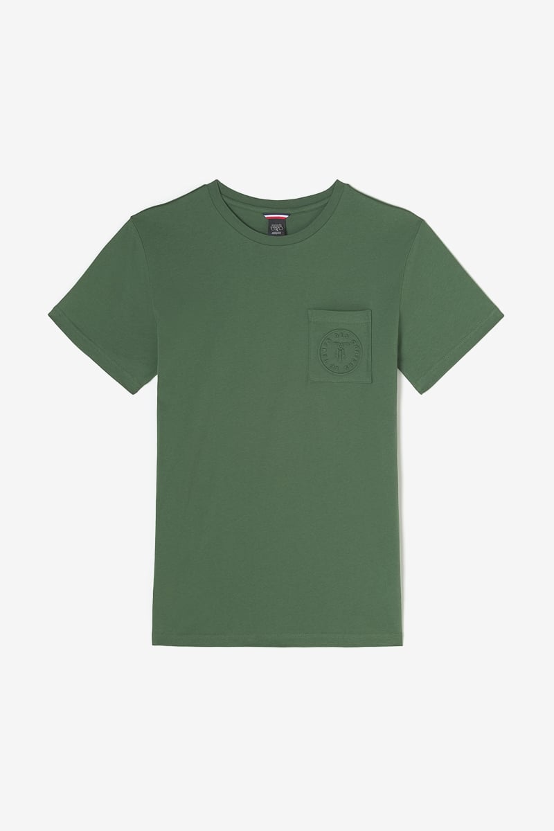 Tommy Badge T-shirt LE TEMPS DES CERISES Green