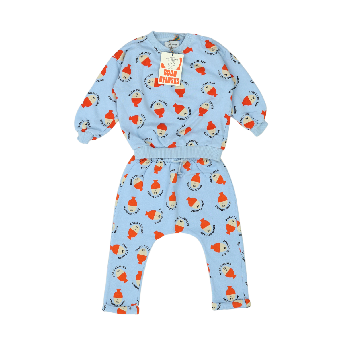 Blue Baby Pyjamas - 24 months BOBO CHOSES - Seconde Main Blue