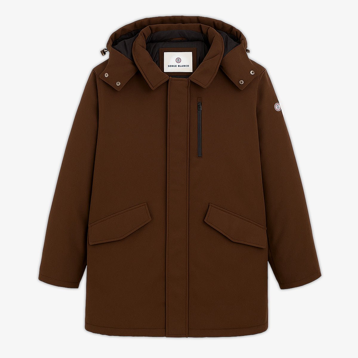 Winter parka SERGE BLANCO Brown