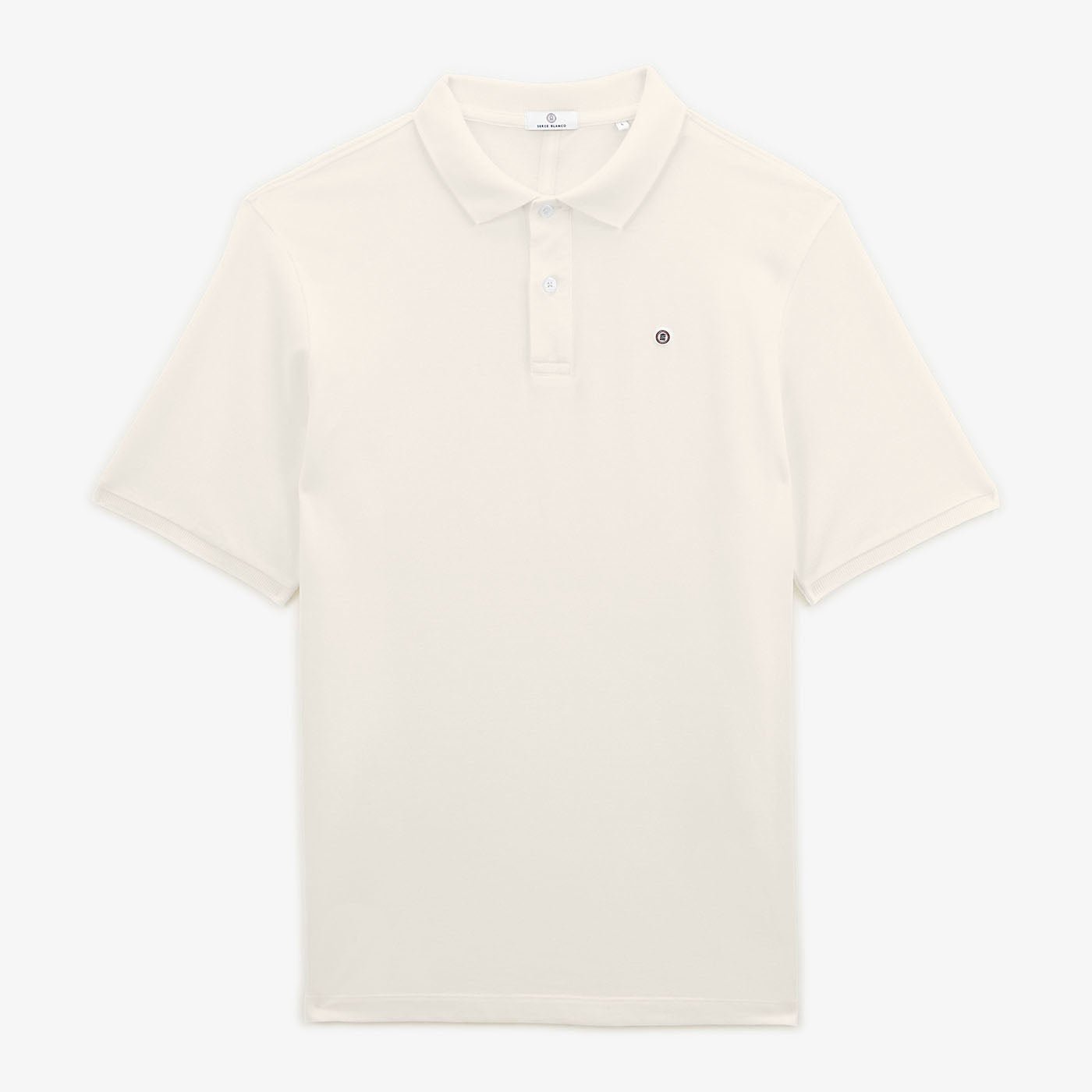 Piqué polo shirt SERGE BLANCO White