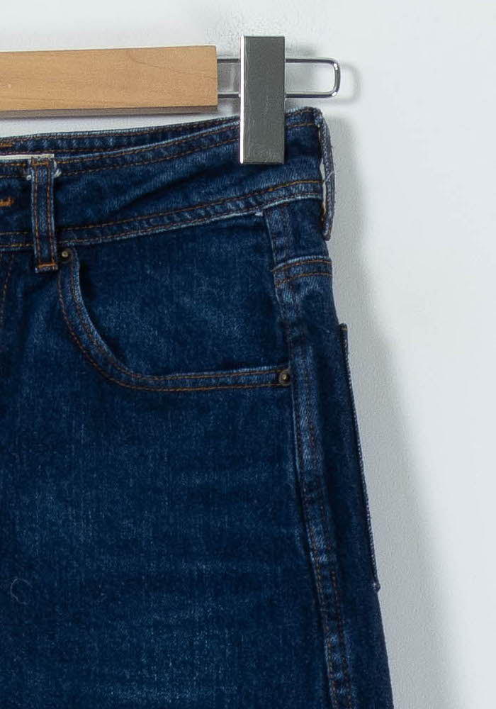 Cropped slim jeans with studs SEZANE - Seconde main Blue