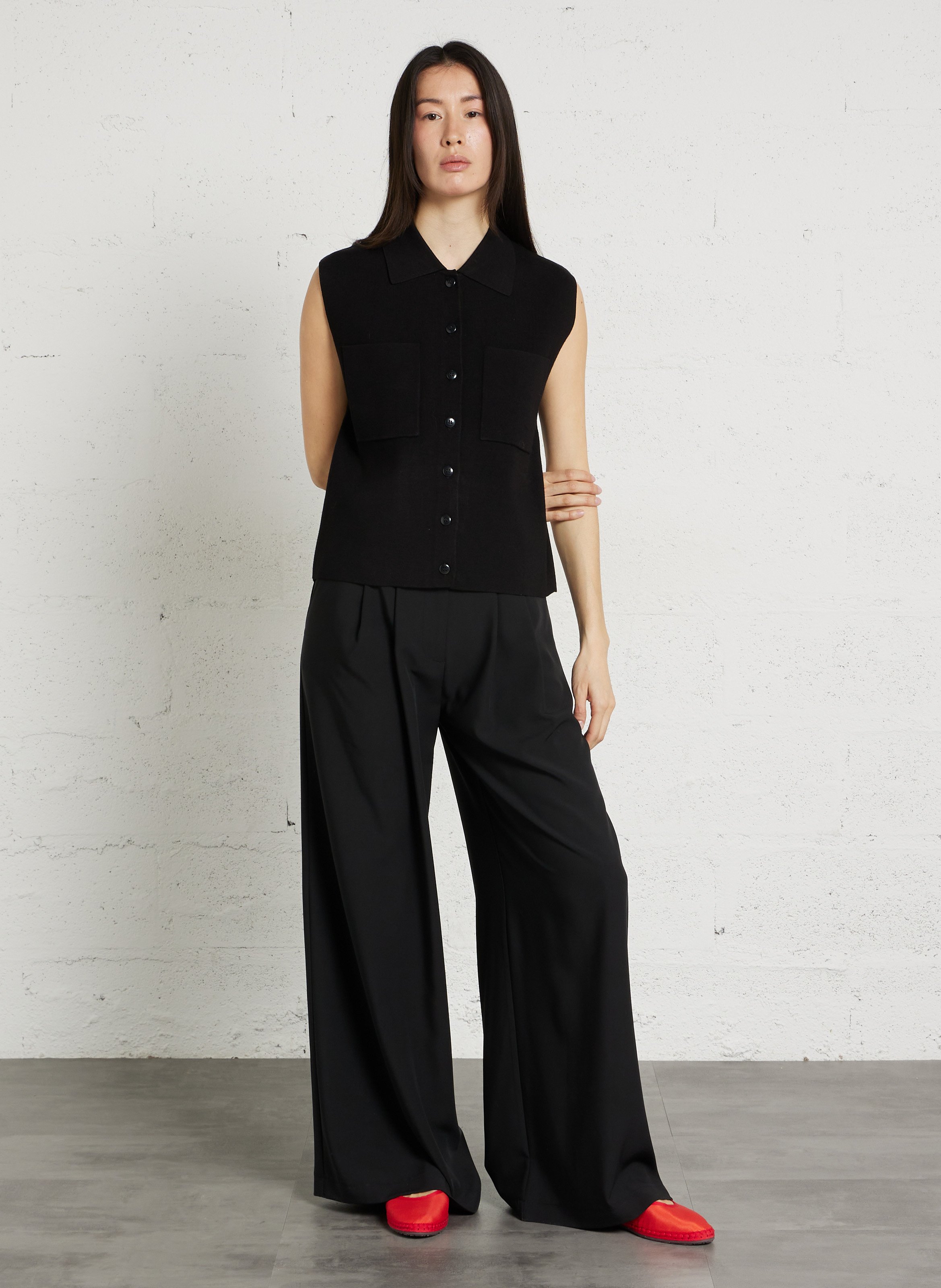 Gilet col classique  MAISON 123 Noir