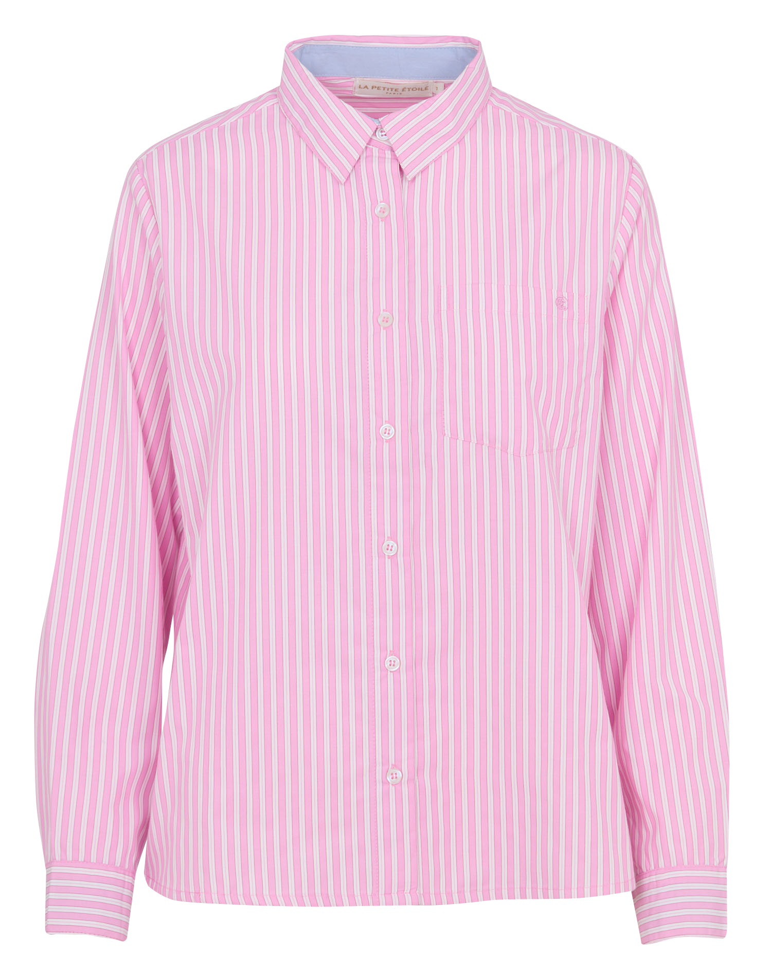 Gestreept, recht overhemd met klassieke kraag LA PETITE ETOILE