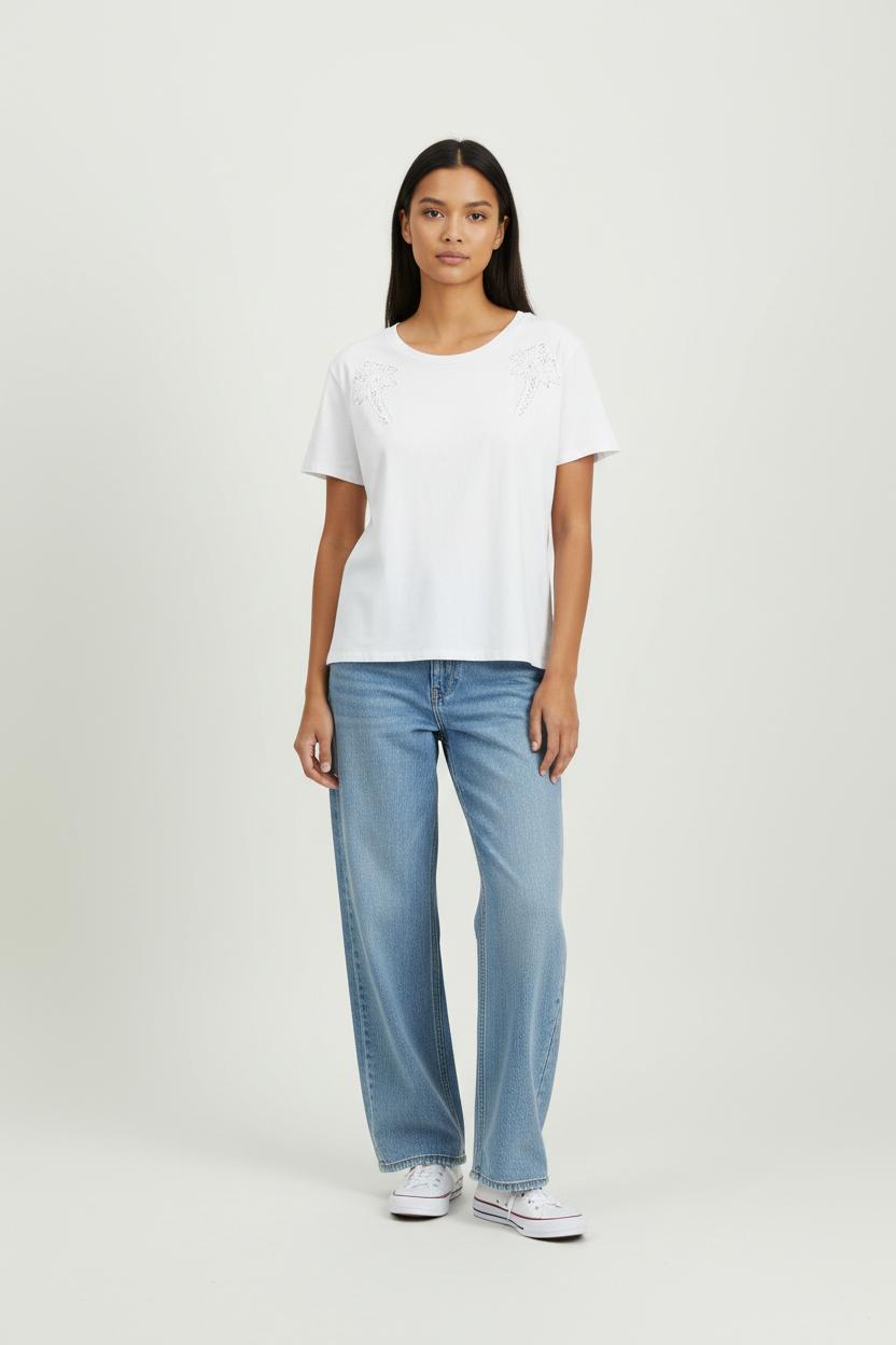 Tommy Badge T-shirt LEVI'S - Seconde main White