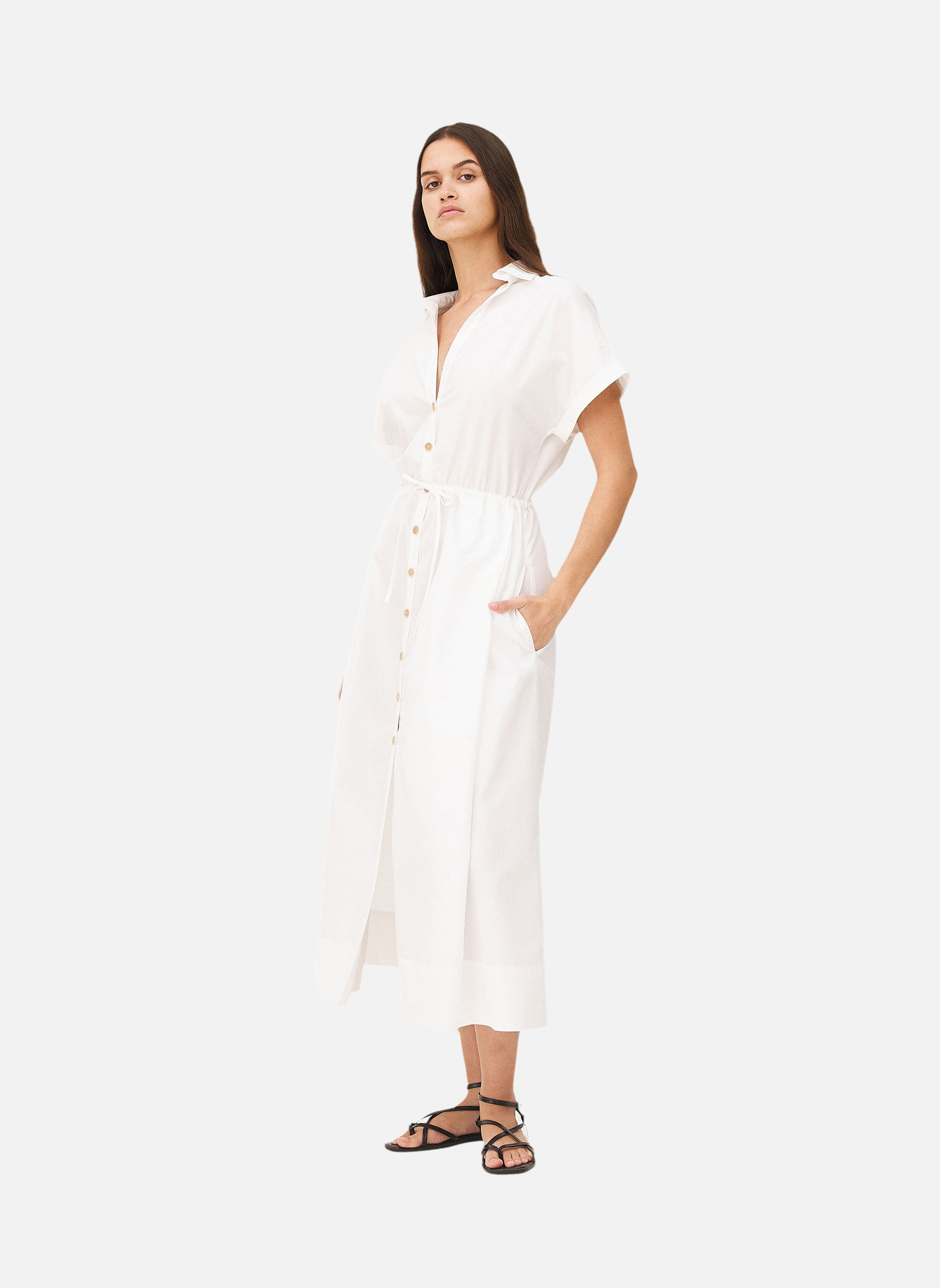 Shirt dress Noyoco White