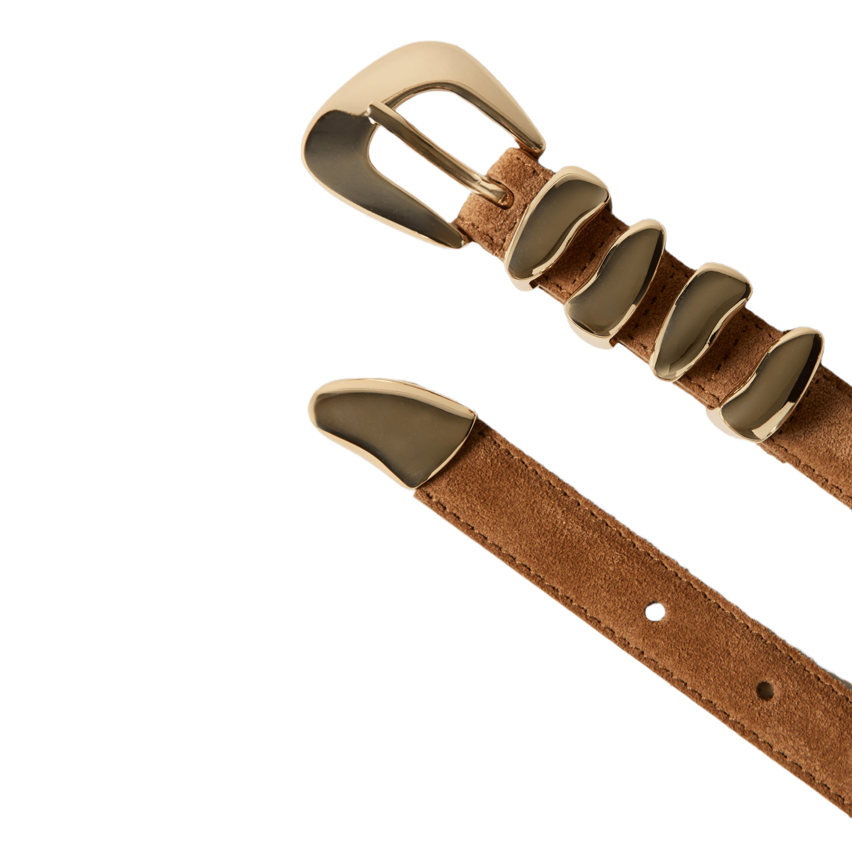 Ceinture en cuir CLAUDIE PIERLOT Beige