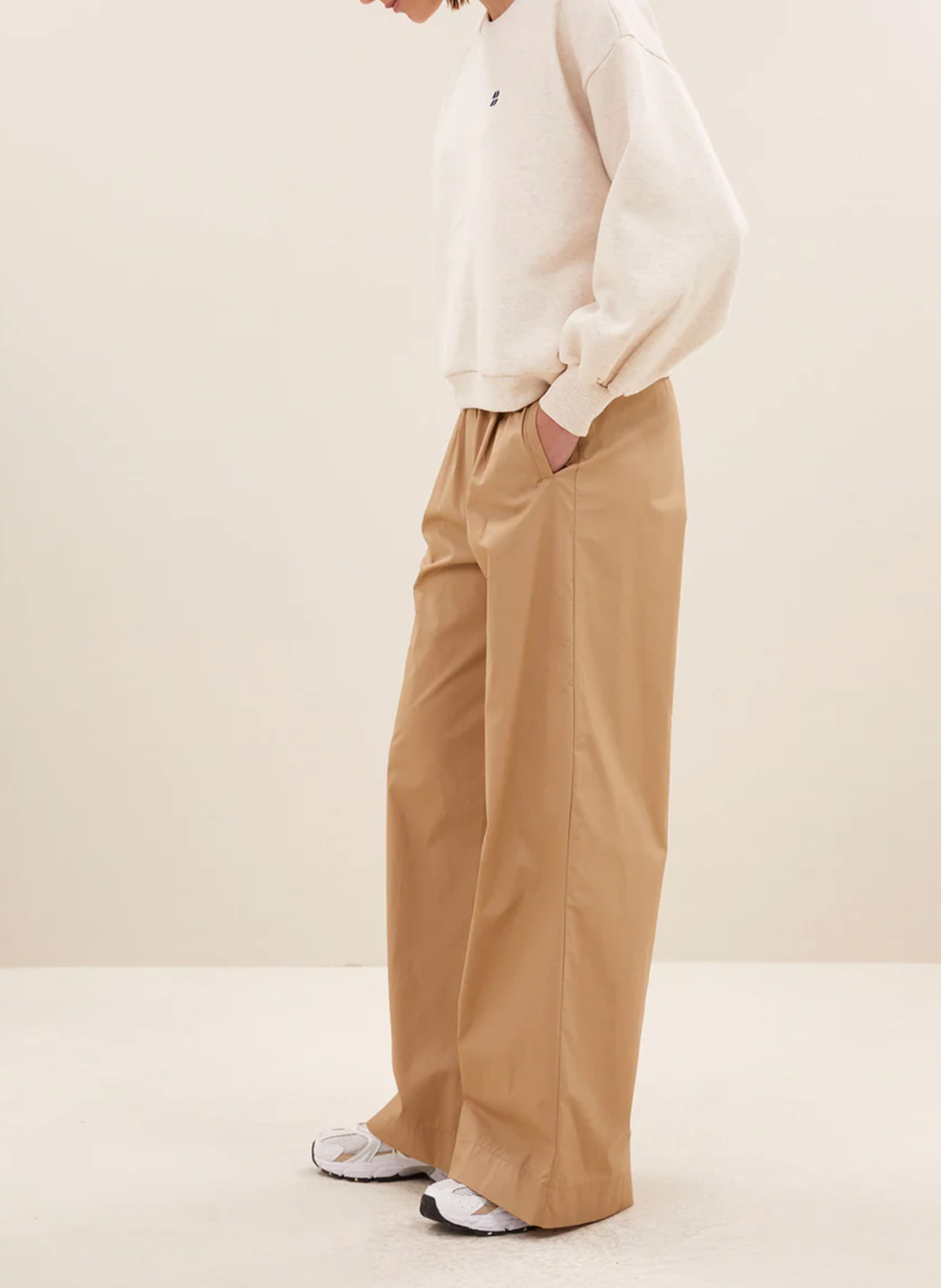 Oversize-Sweatshirt aus Bio-Baumwollmischung BY BAR Rosa