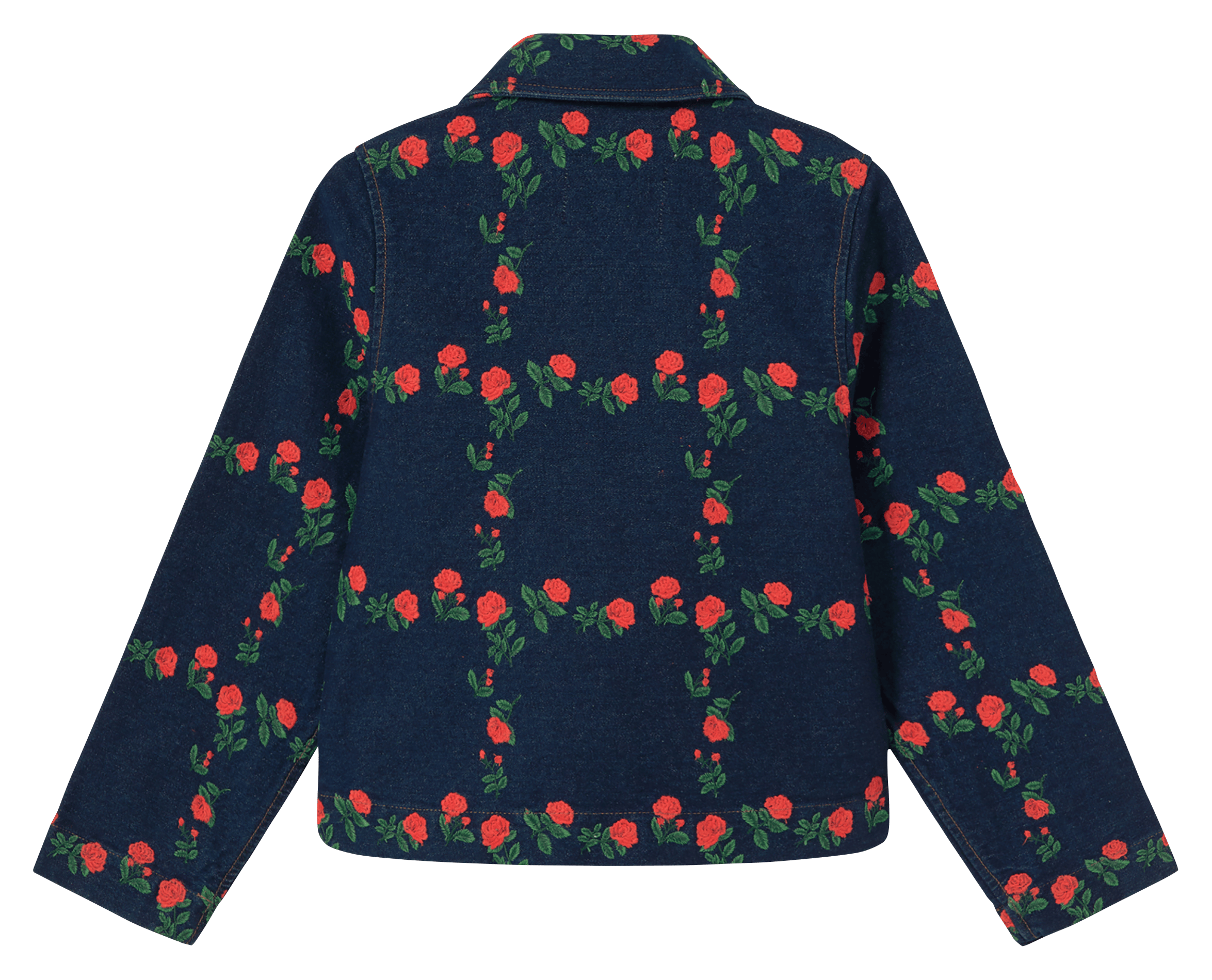 Baumwolljacke mit klassischem Kragen THE TINY BIG SISTER Mehrfarbig