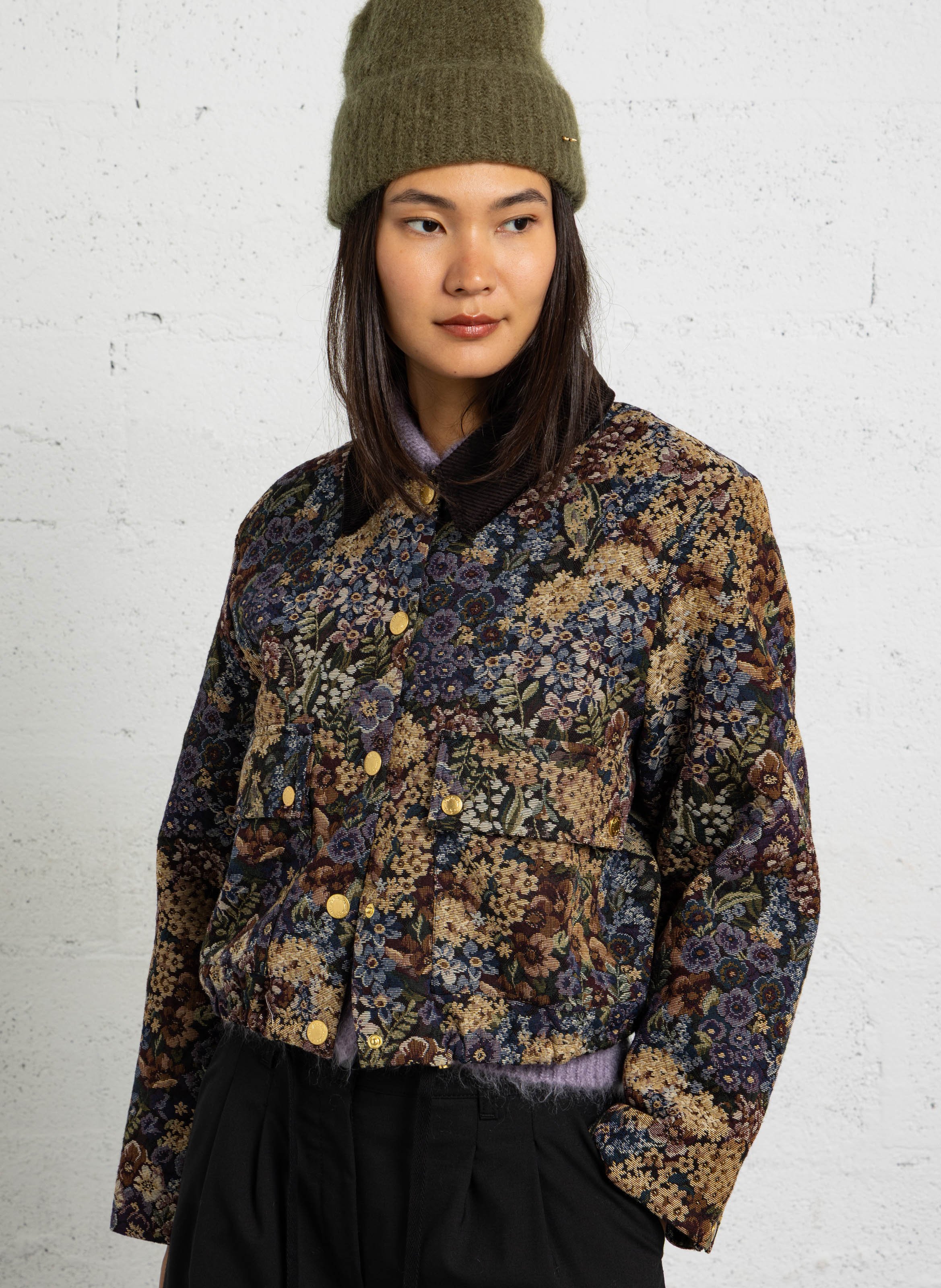 Jacquard-jasje DES PETITS HAUTS Veelkleurig