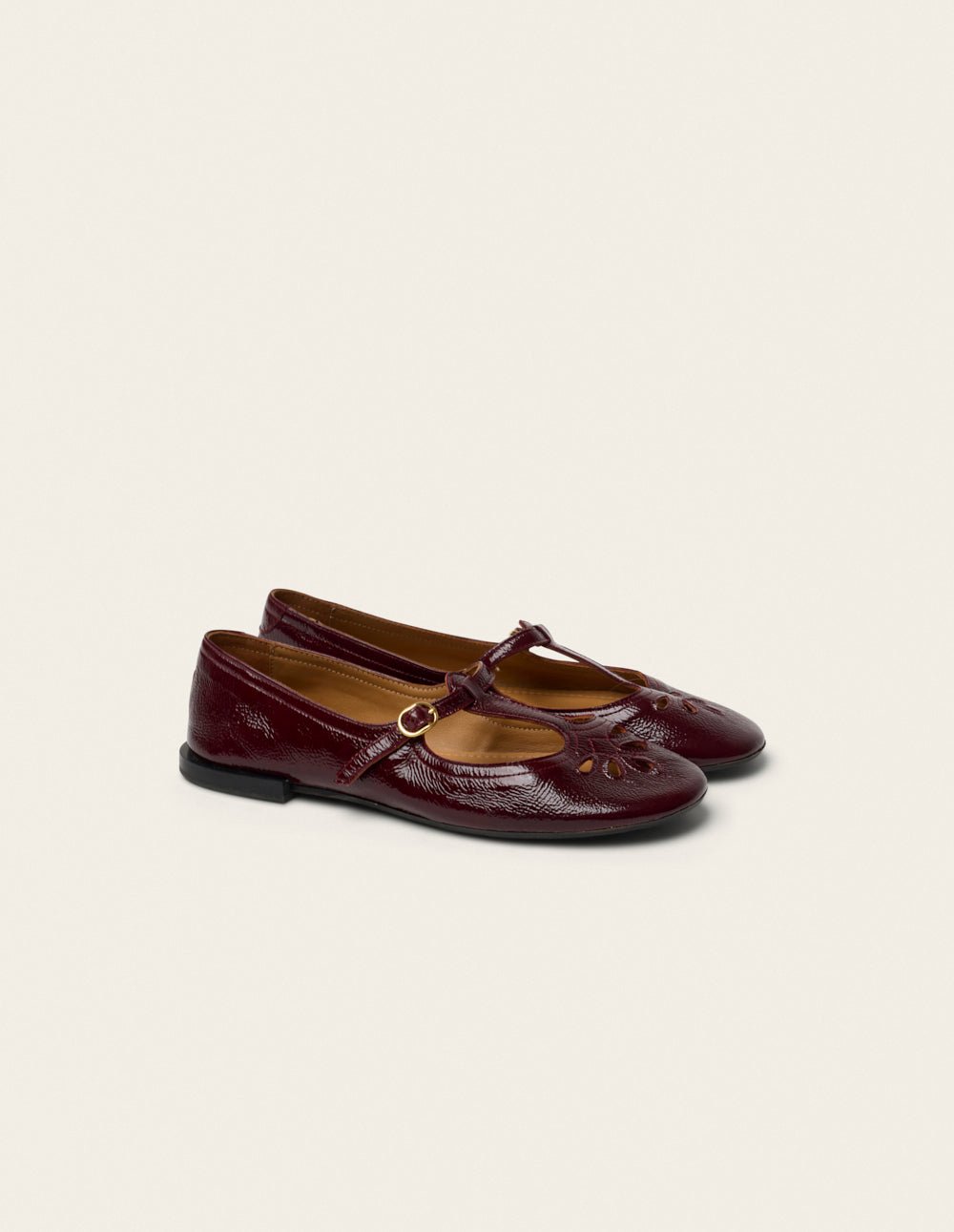 Ballerines ODAJE Rouge