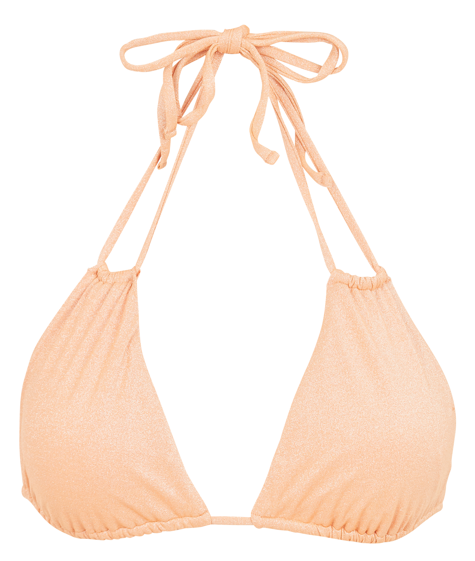 Haut de maillot de bain triangle  ALBERTINE Rose