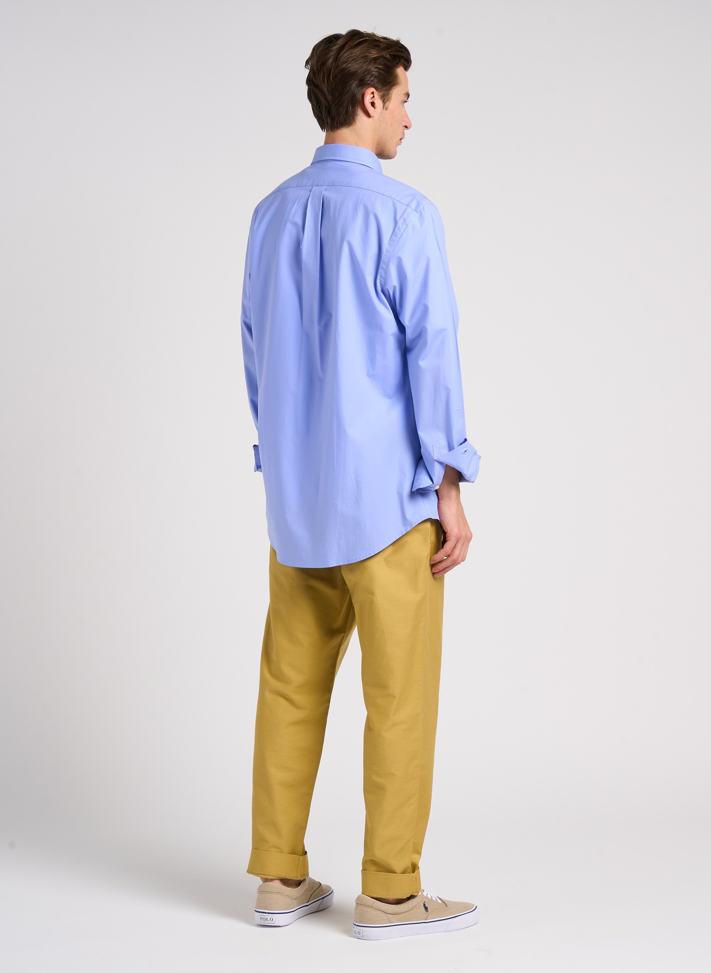 Straight-leg cotton pants PAUL SMITH Khaki