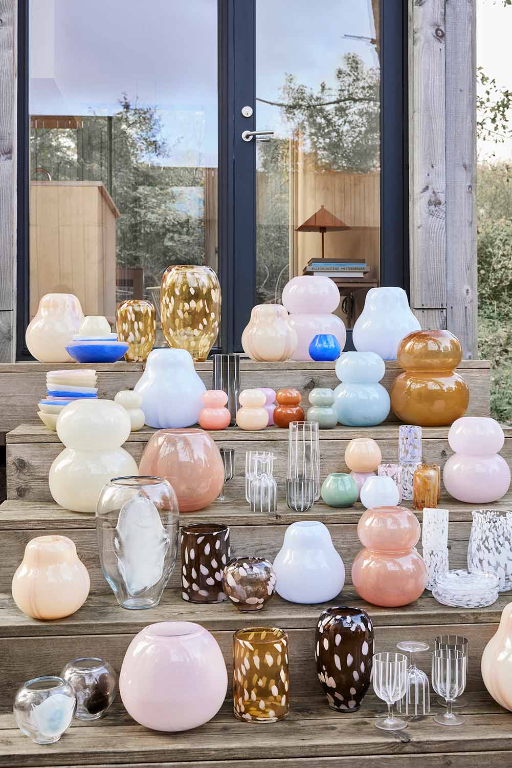 Glass vase OYOY LIVING DESIGN White