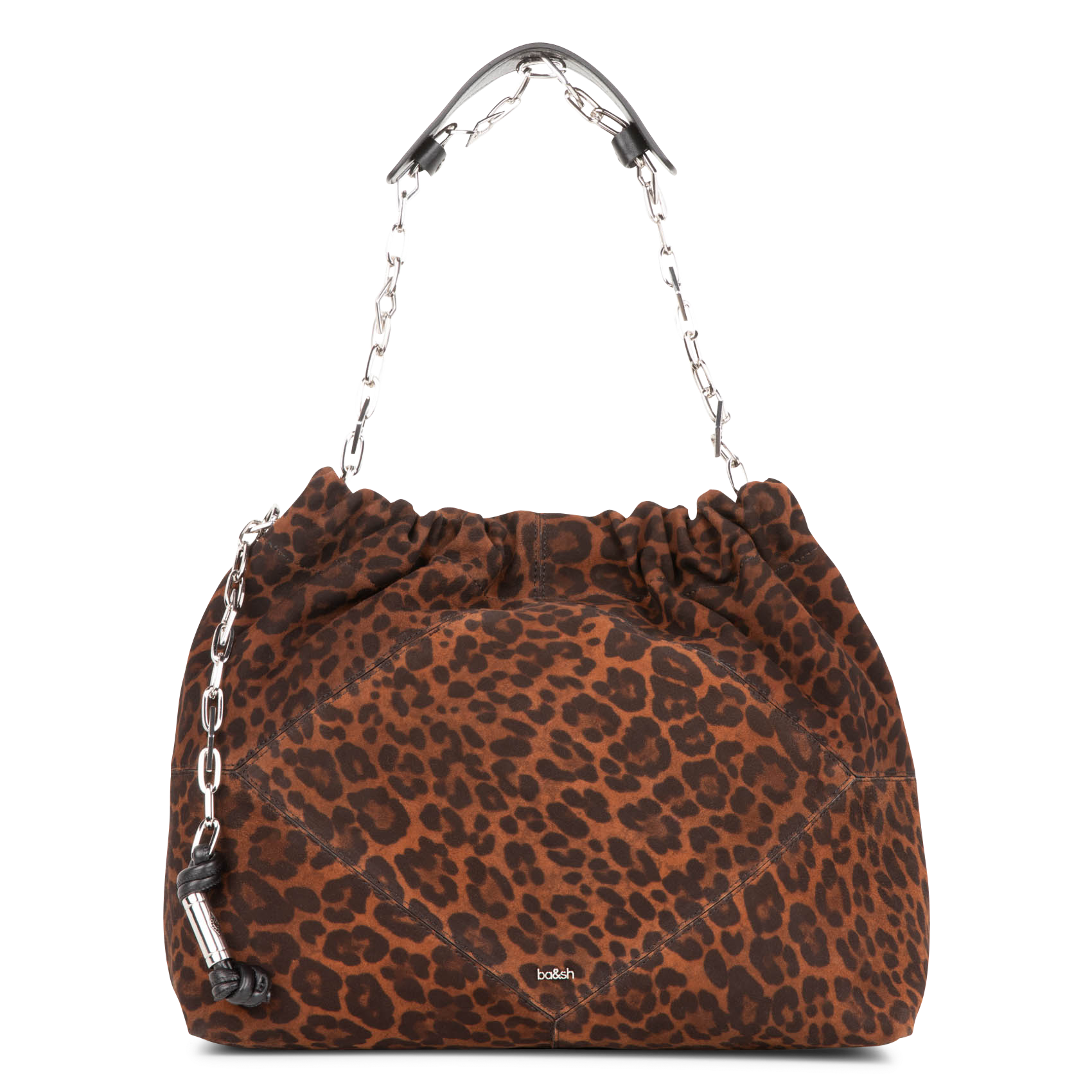 Sac tote rectangulaire BA&SH Marron