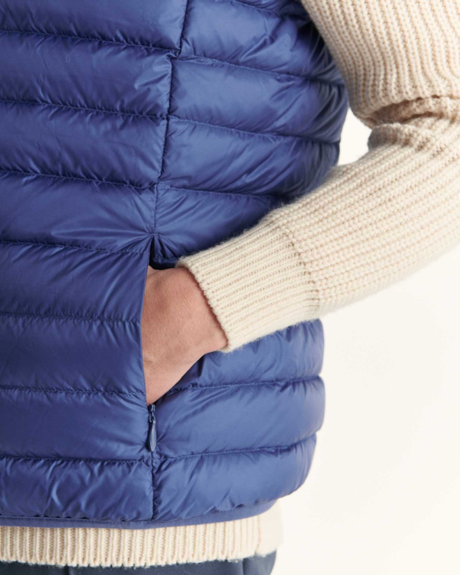 Sleeveless puffer jacket Tom JOTT Blue